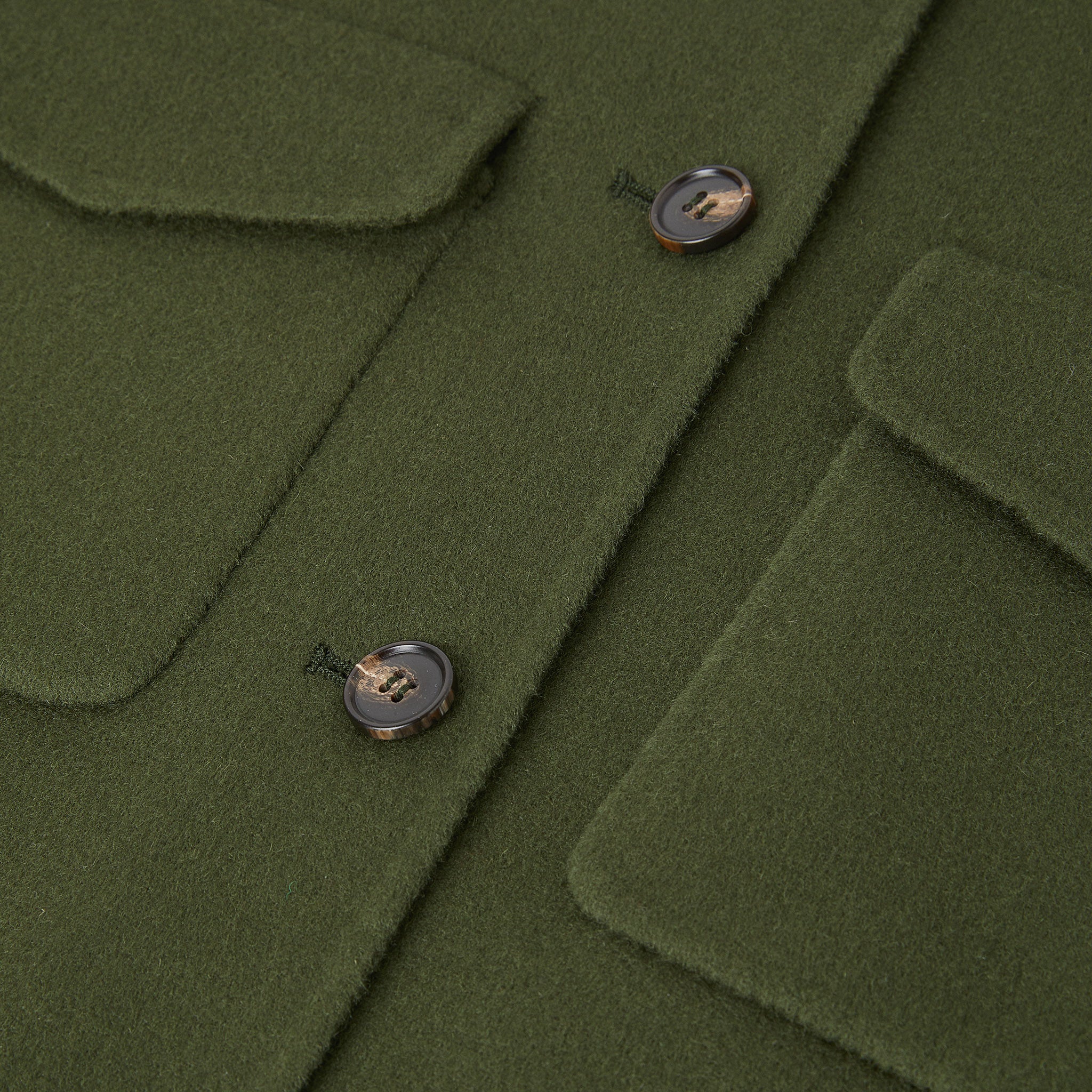 Women's Doublé Wool-Cashmere Overshirt - Image 4