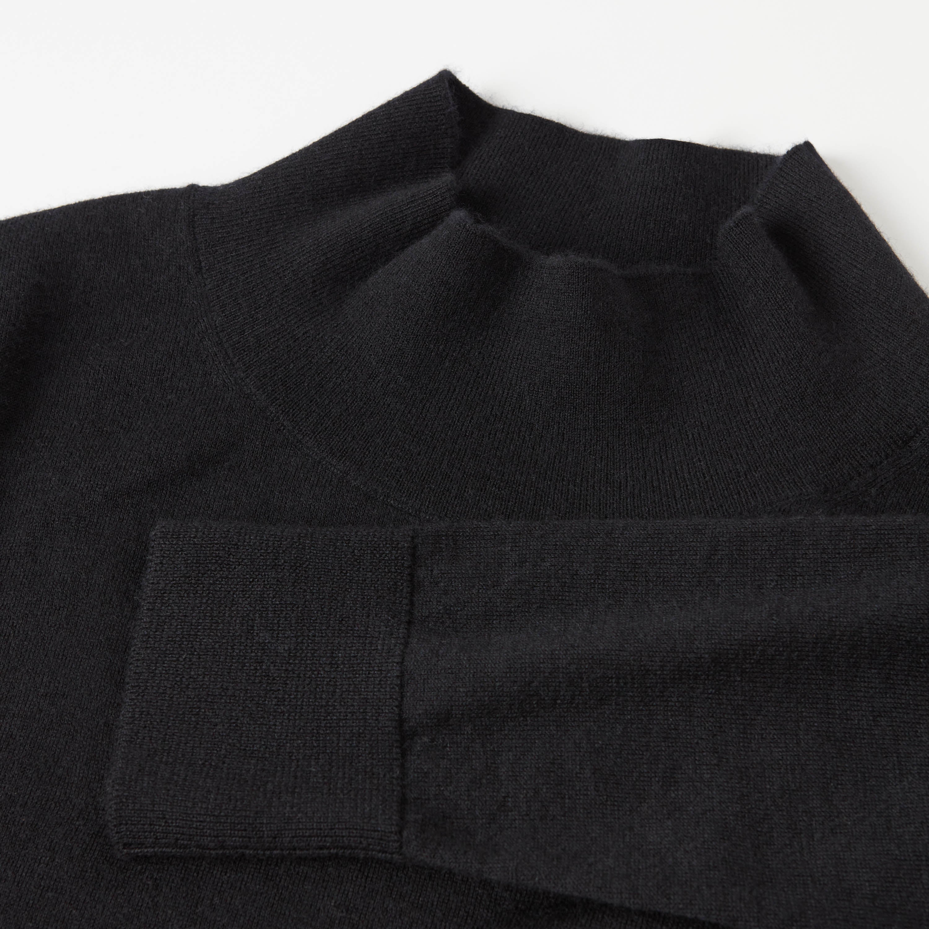 Women's Fine Knit Cashmere High Neck Sweater - Image 6