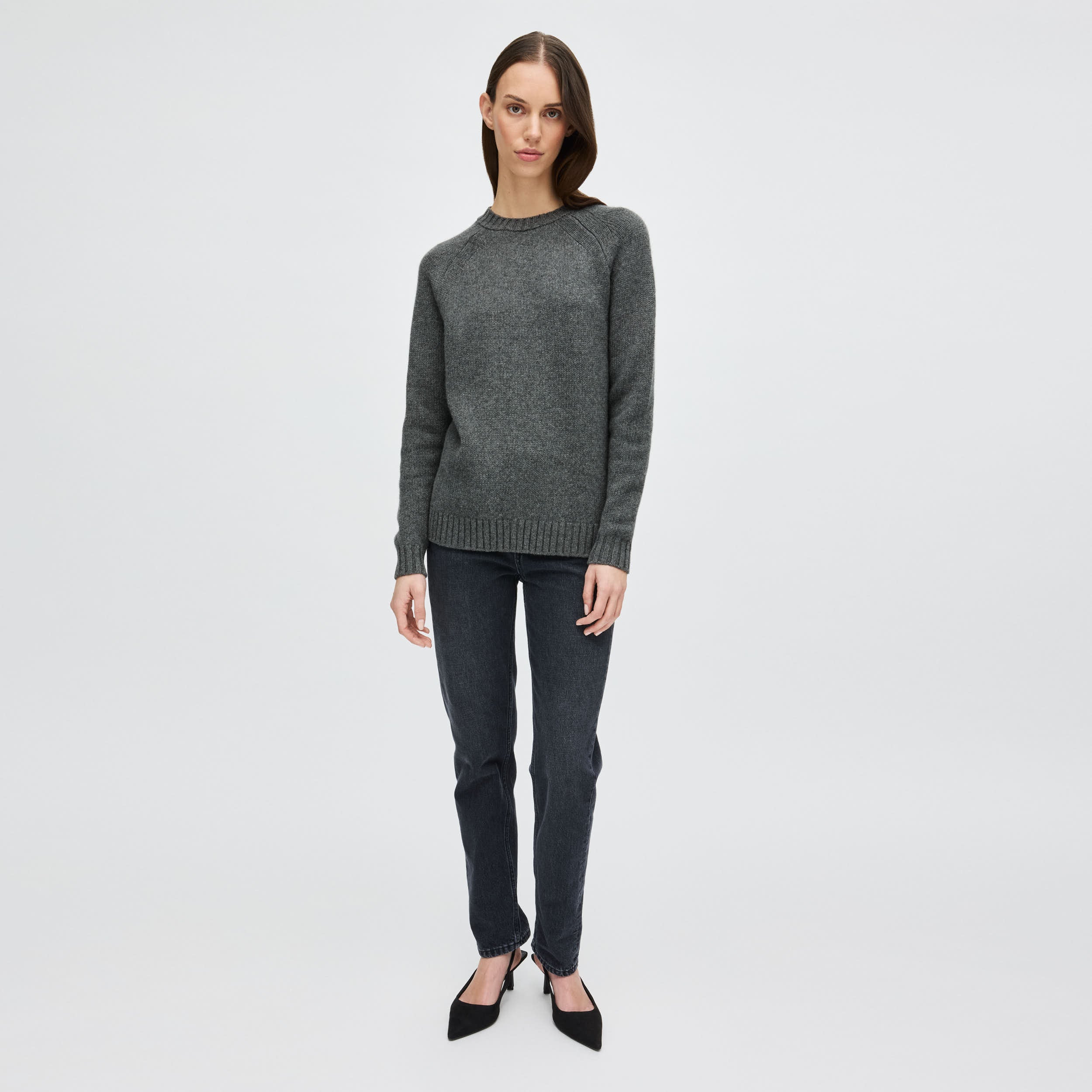Women's Heavy Cashmere Sweater - Image 3