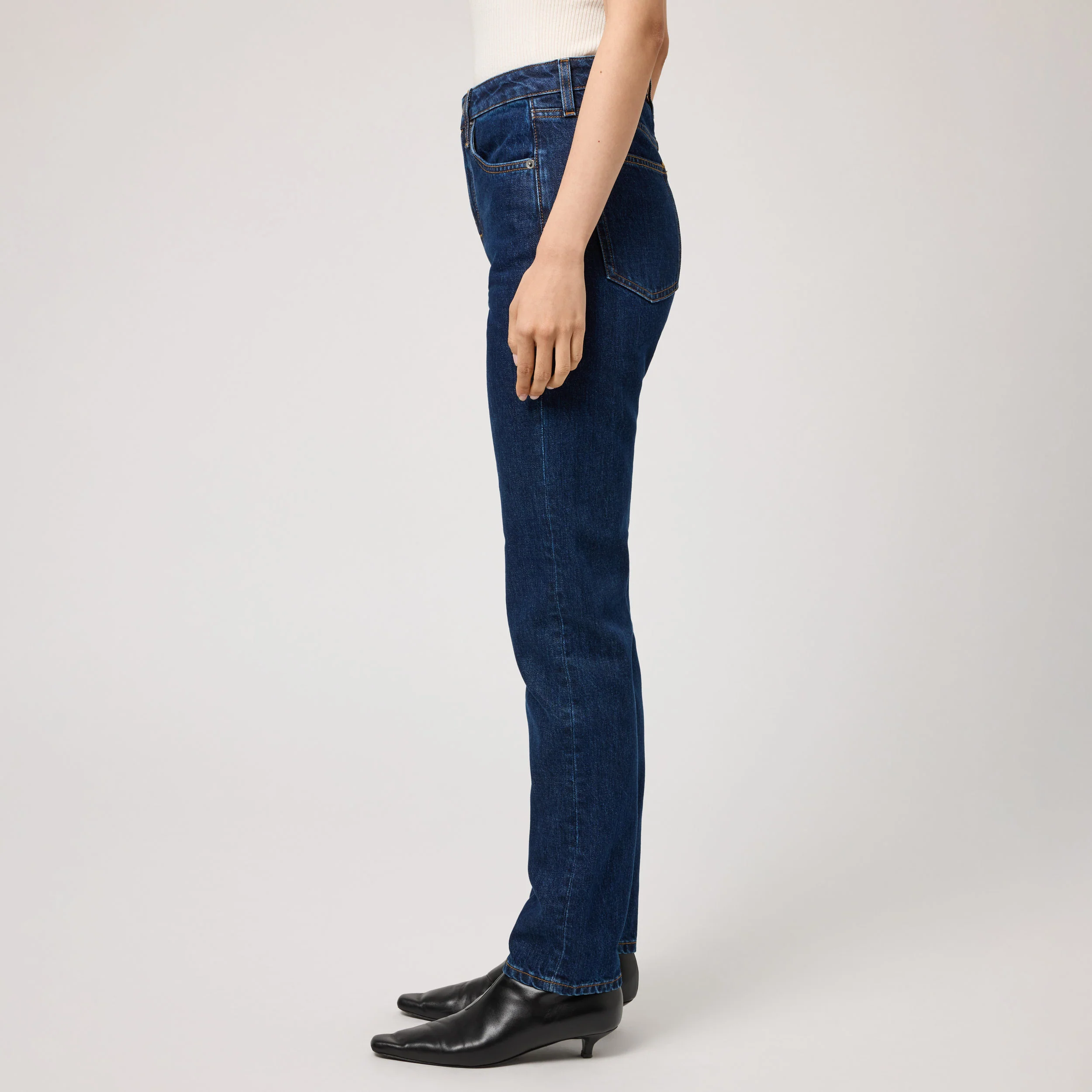 Women's High-Waisted Straight-Leg Denim - Image 4