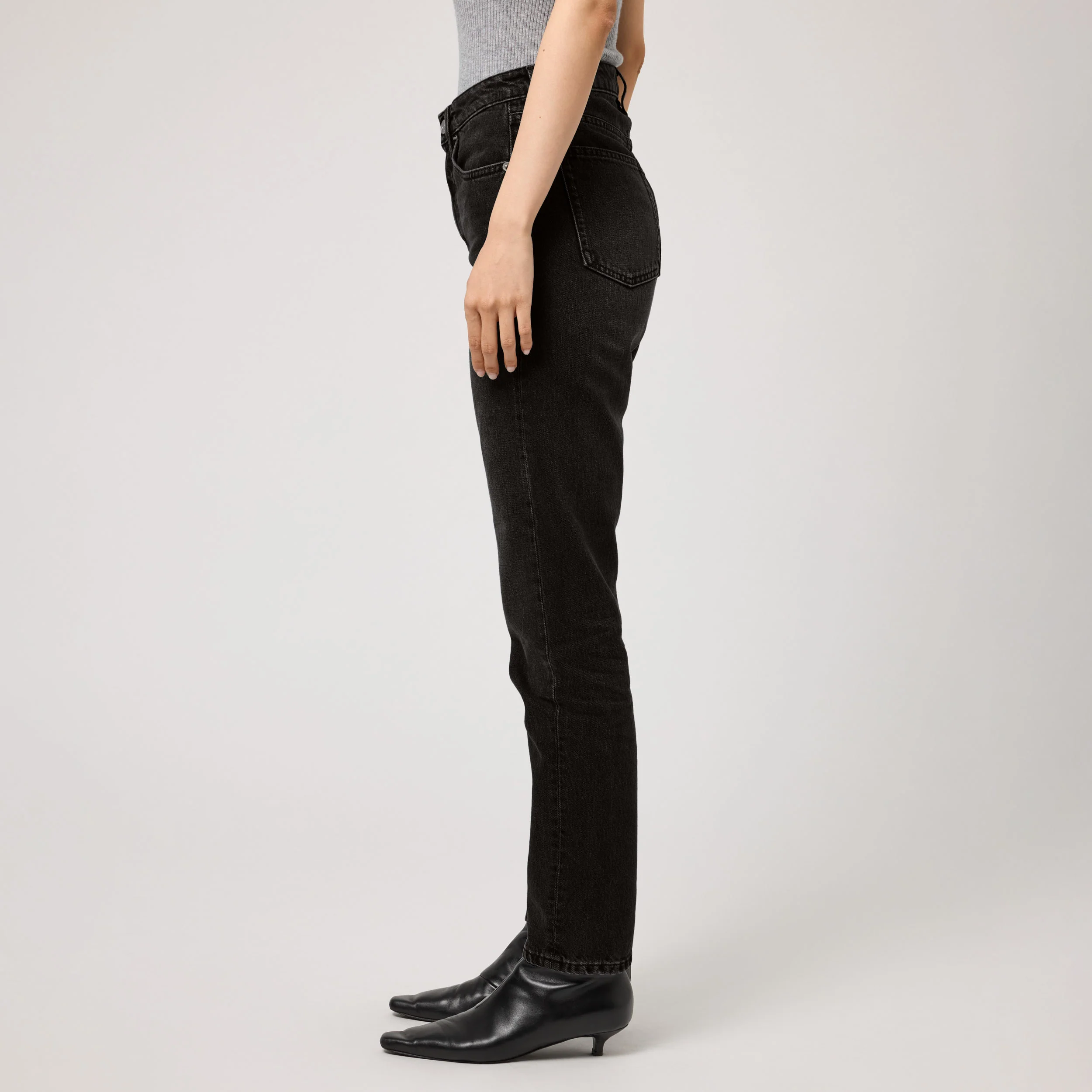 Women's High-Waisted Straight-Leg Denim - Image 4