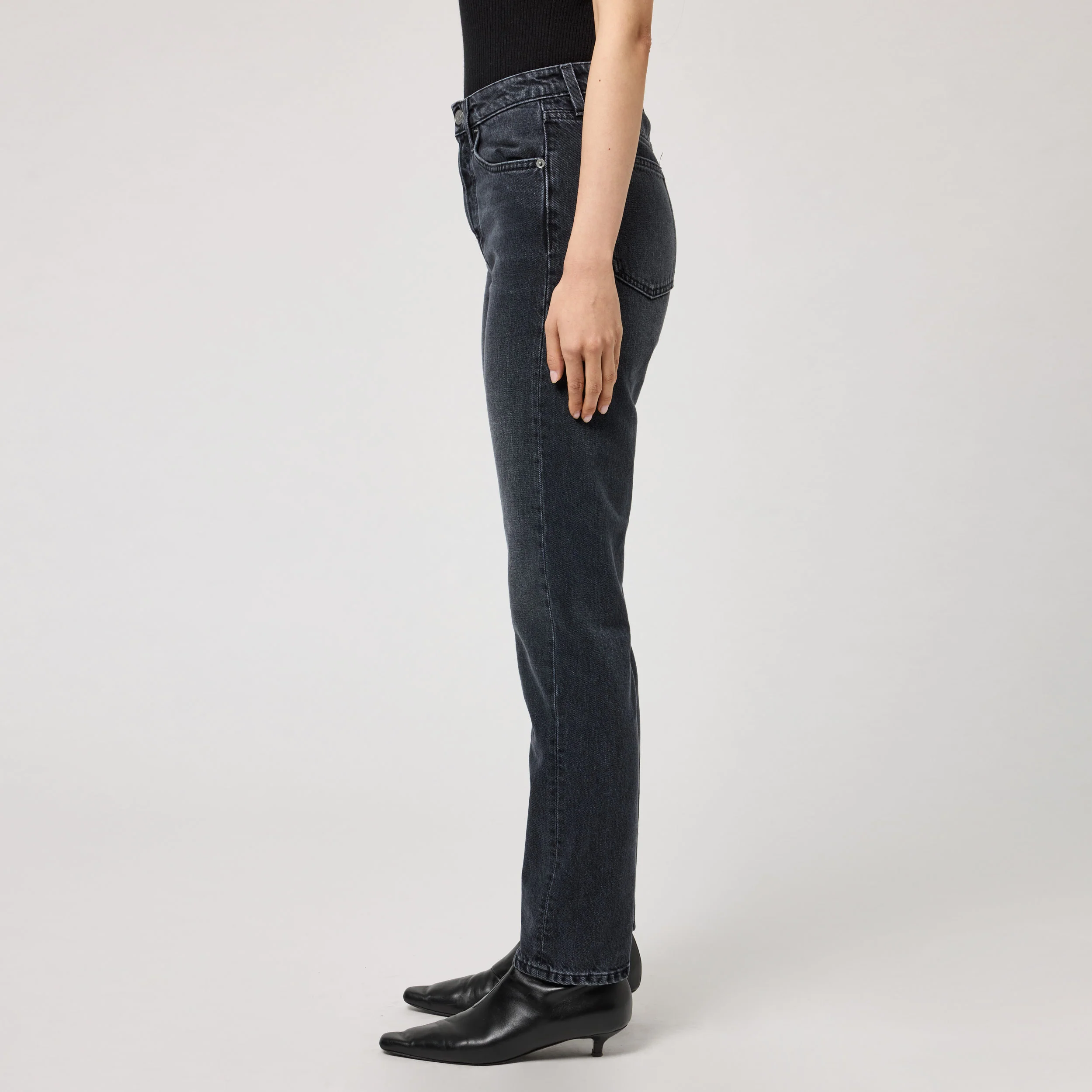 Women's High-Waisted Straight-Leg Denim - Image 4