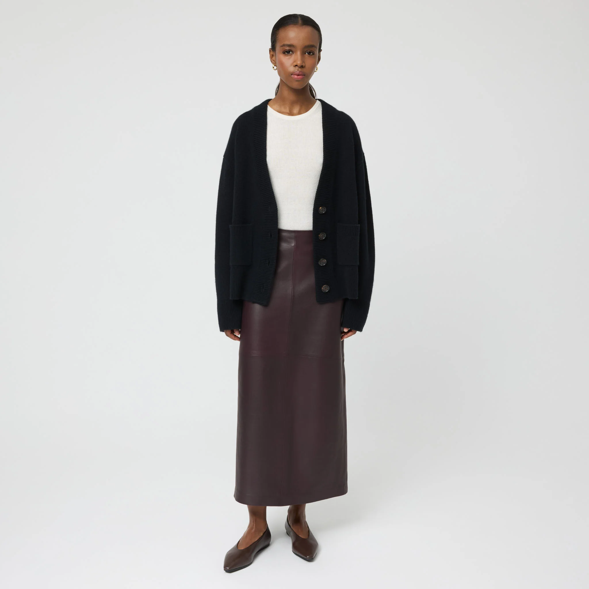 Women's Leather Skirt - Image 2