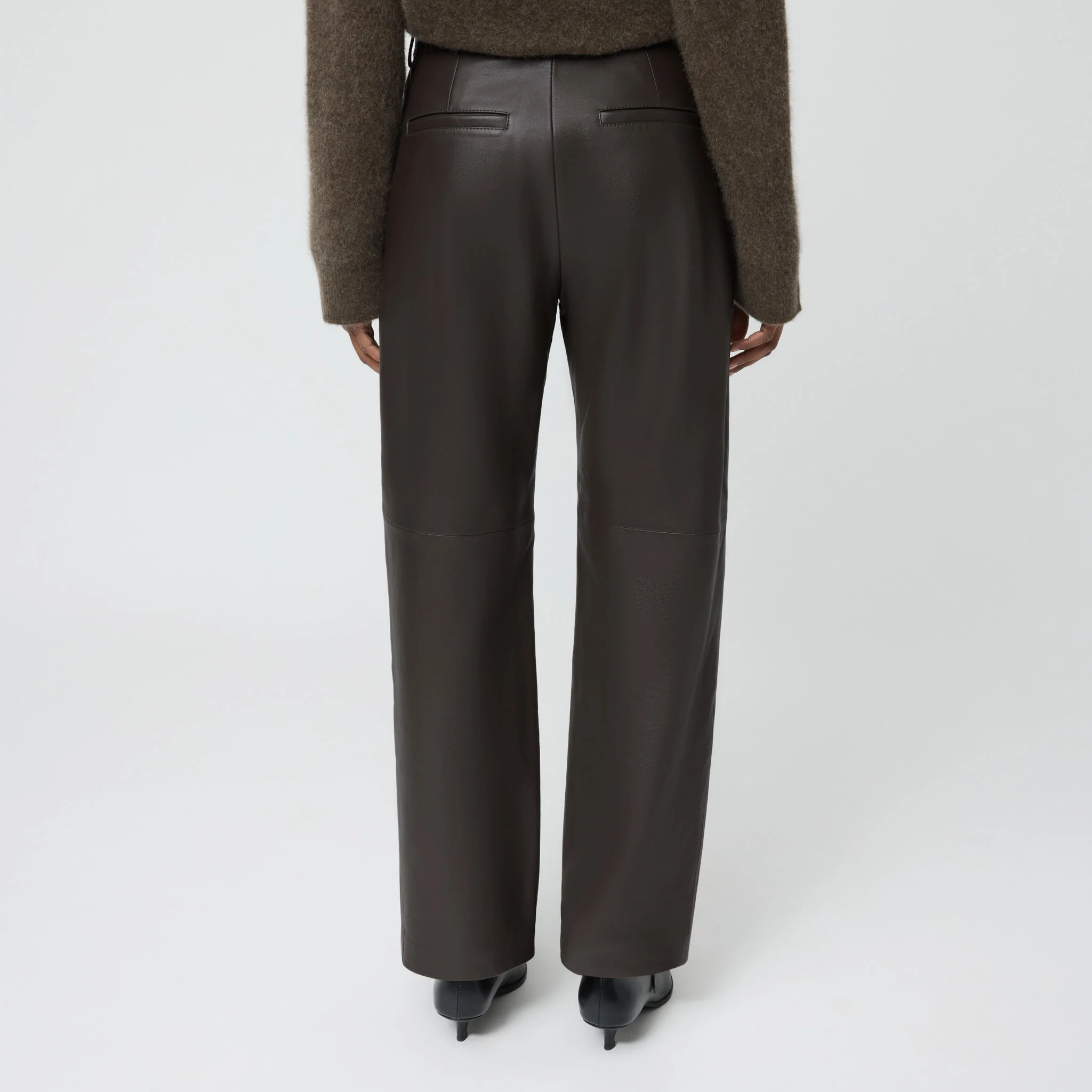 Women's Leather Trousers - Image 4