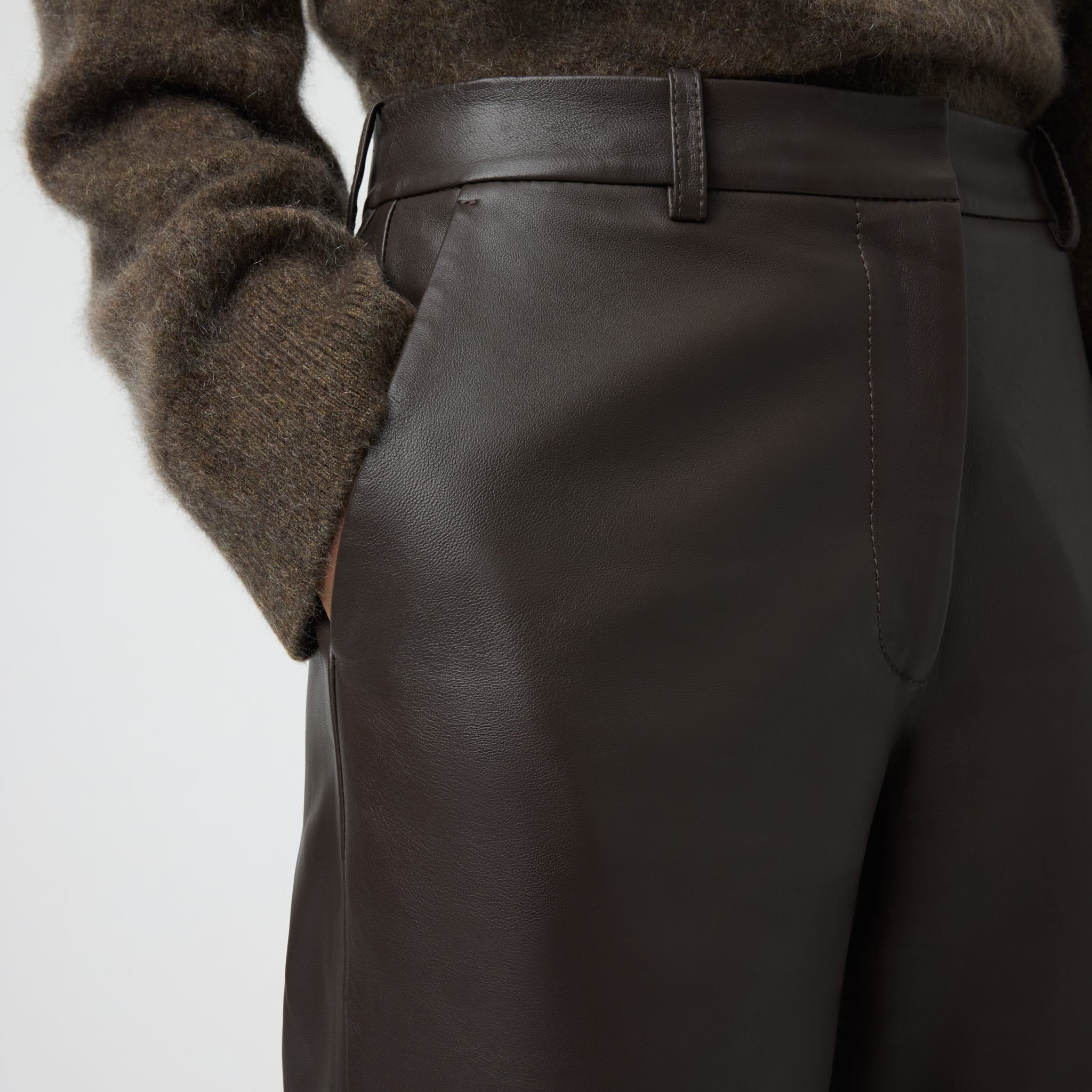 Women's Leather Trousers - Image 5
