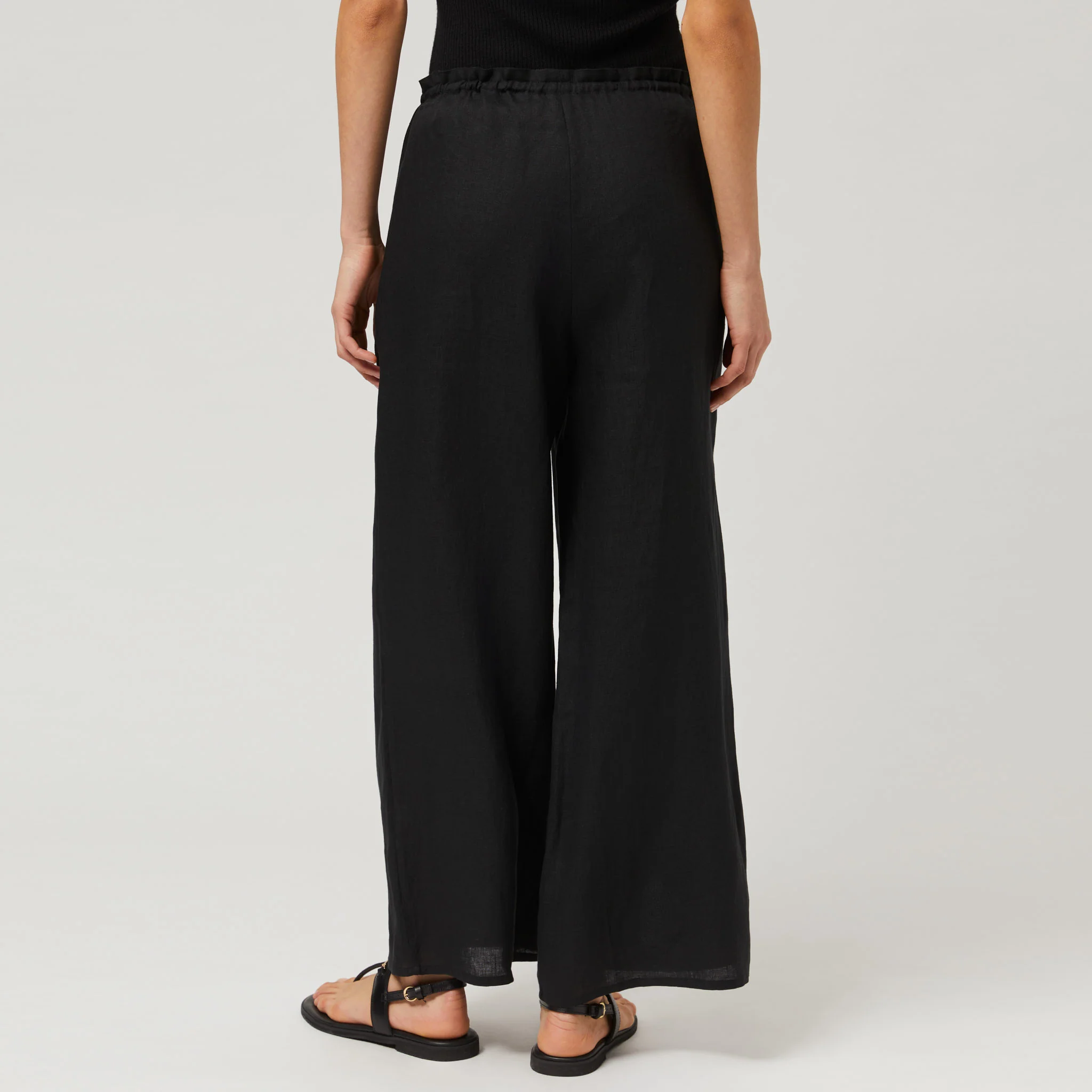 Women's Linen Drawstring Trousers - Image 12
