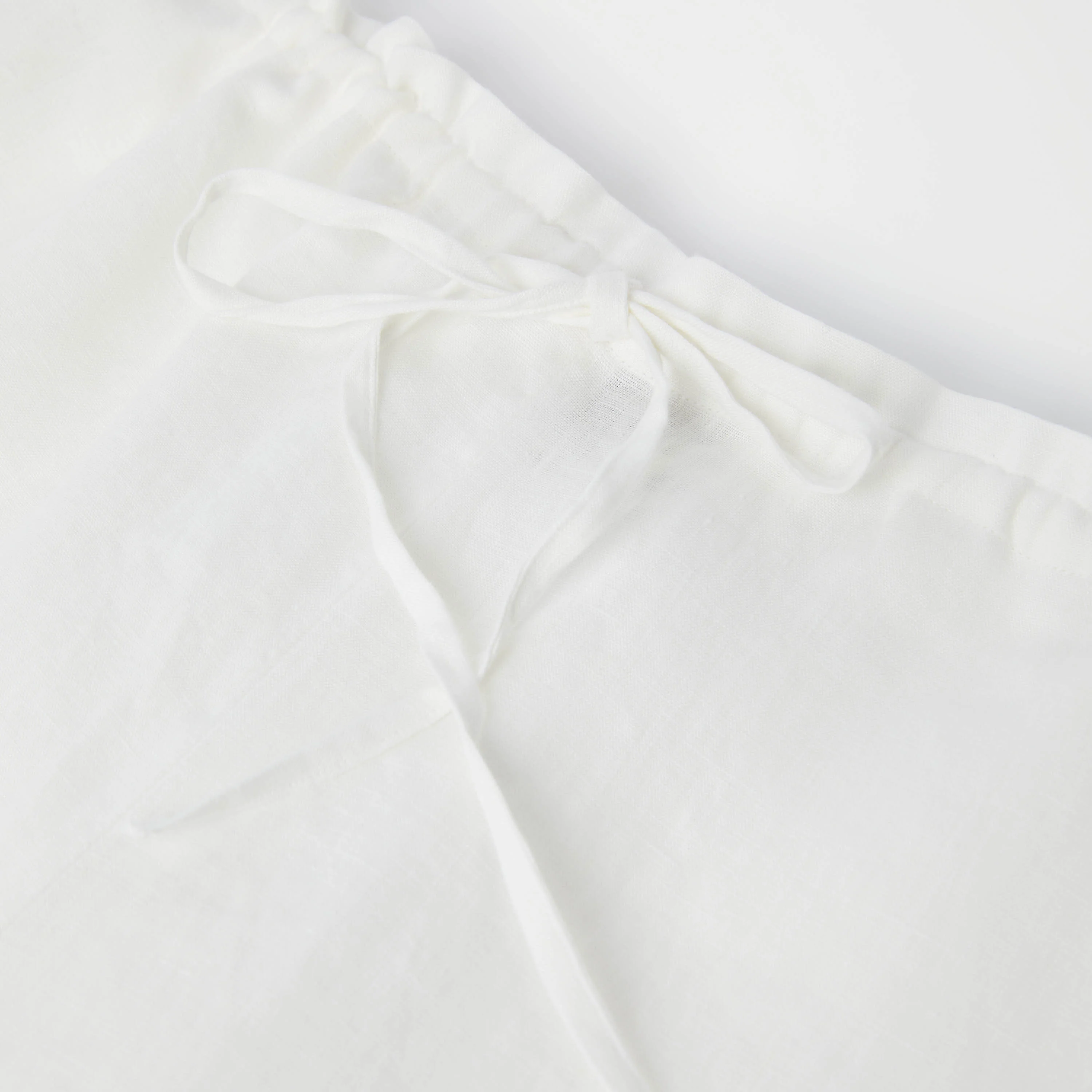 Women's Linen Drawstring Trousers - Image 7