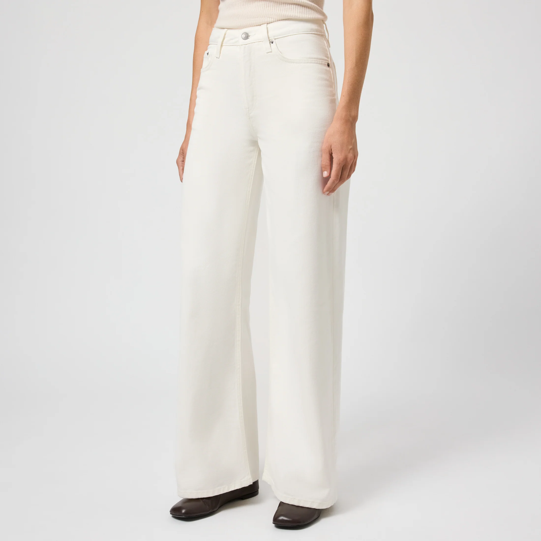 Women's Wide Fit Cropped Denim - Image 3