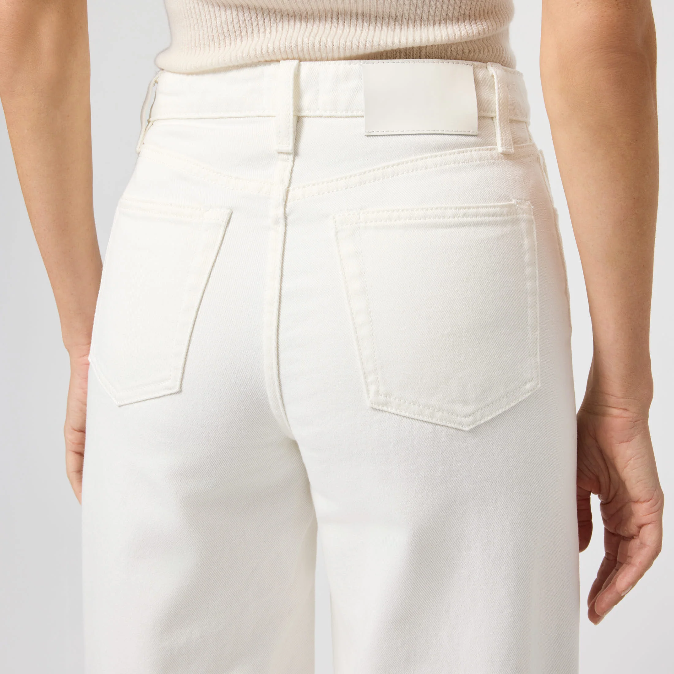 Women's Wide Fit Cropped Denim - Image 5