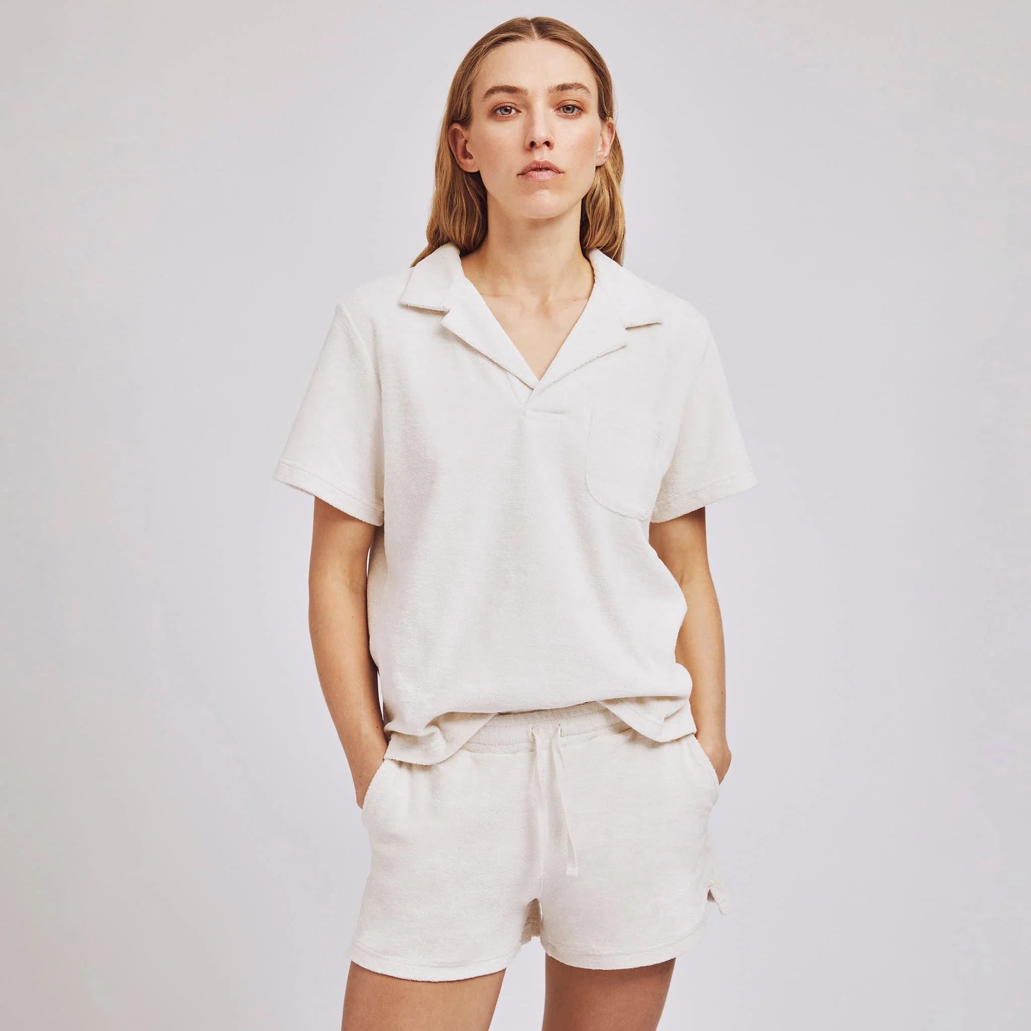 Women's Terry Polo - Image 2