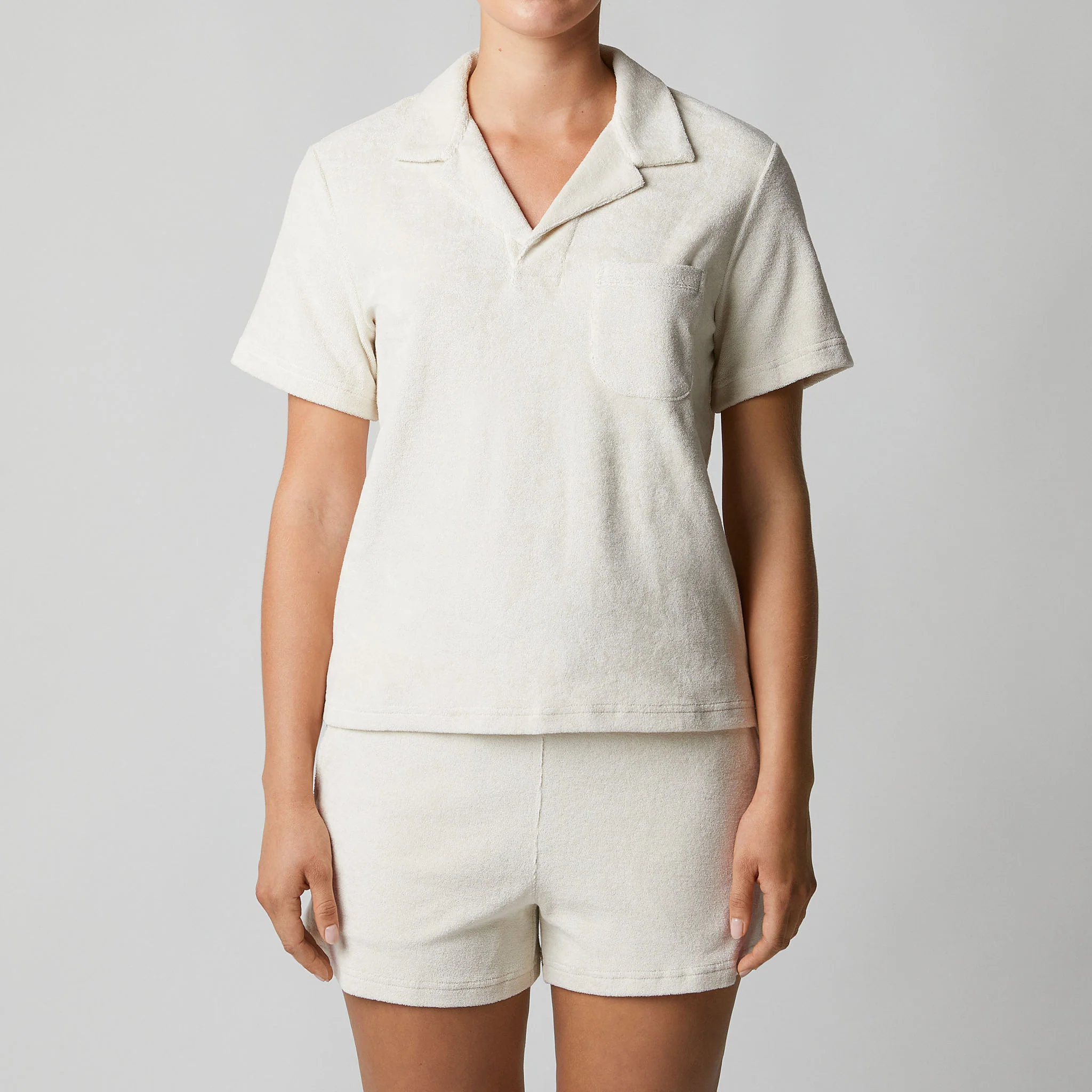 Women's Terry Polo - Image 3