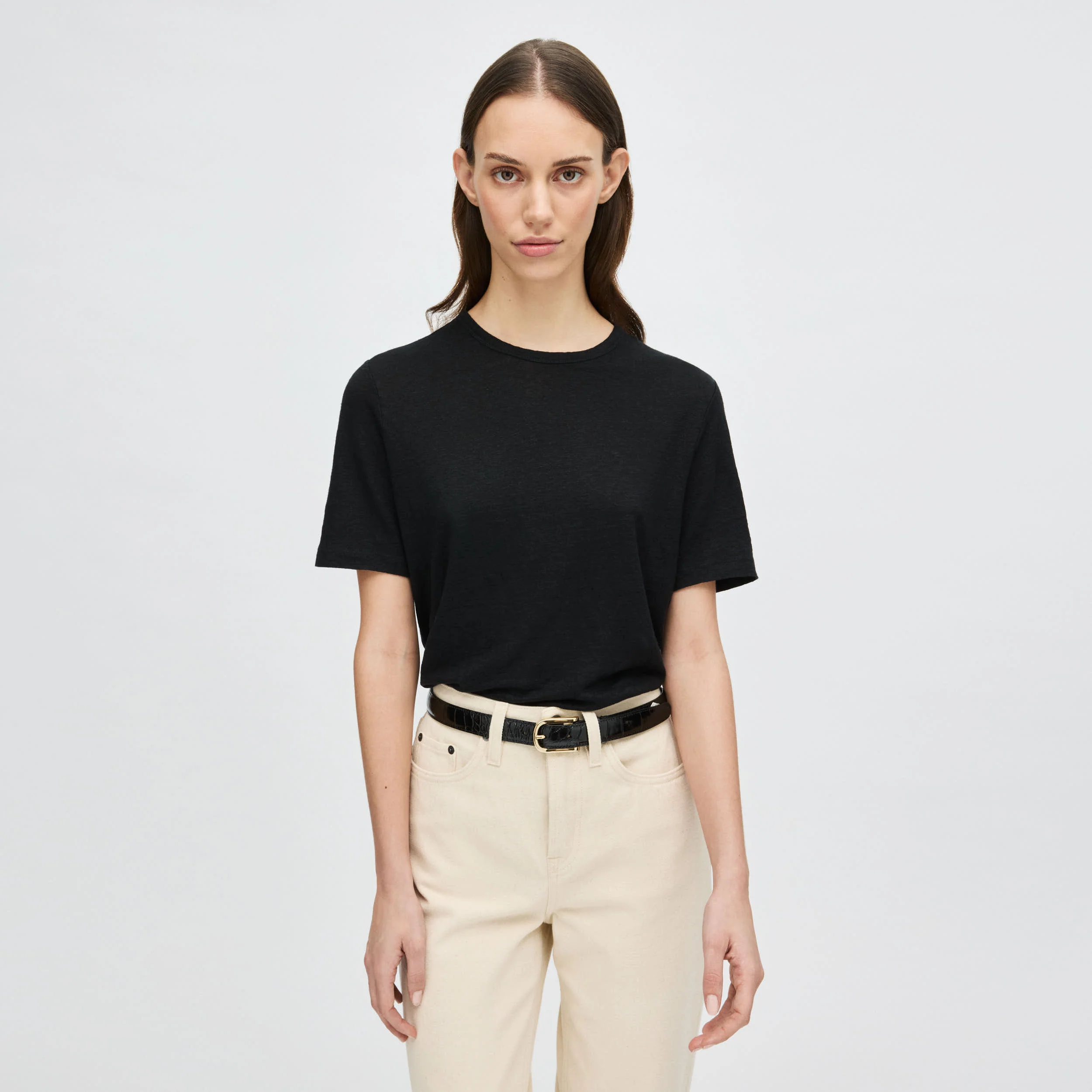 Women's Organic Linen Tee - Image 3