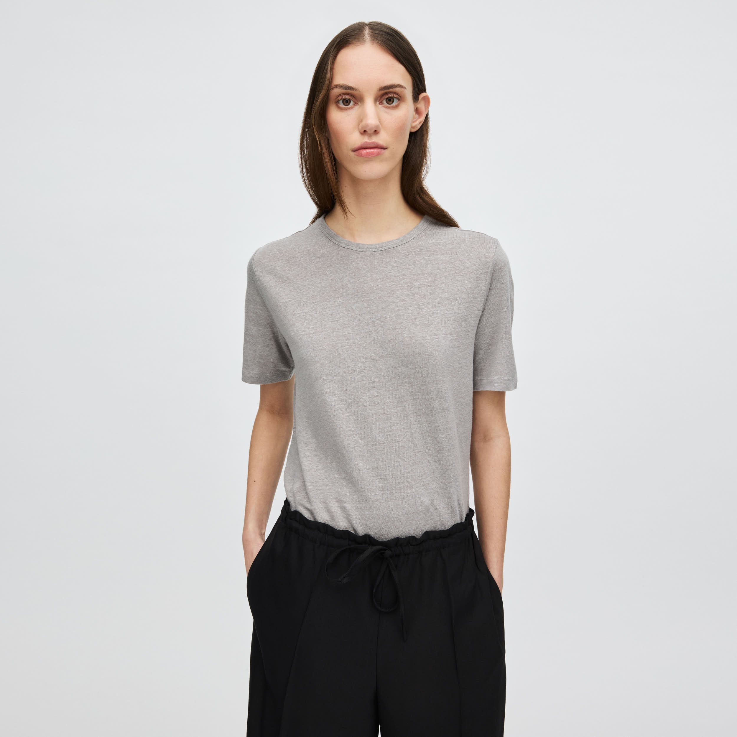 Women's Organic Linen Tee - Image 8