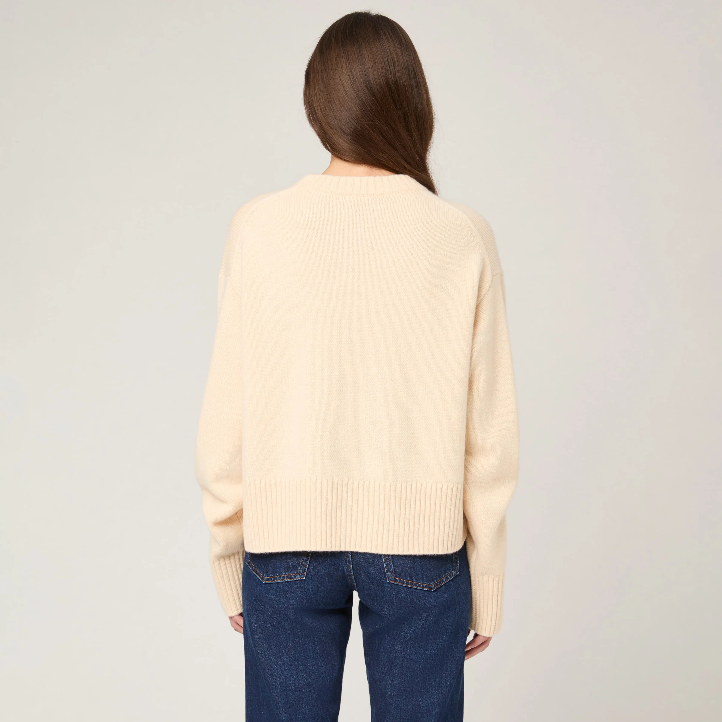 Women's Relaxed Cashmere Crewneck - Image 14