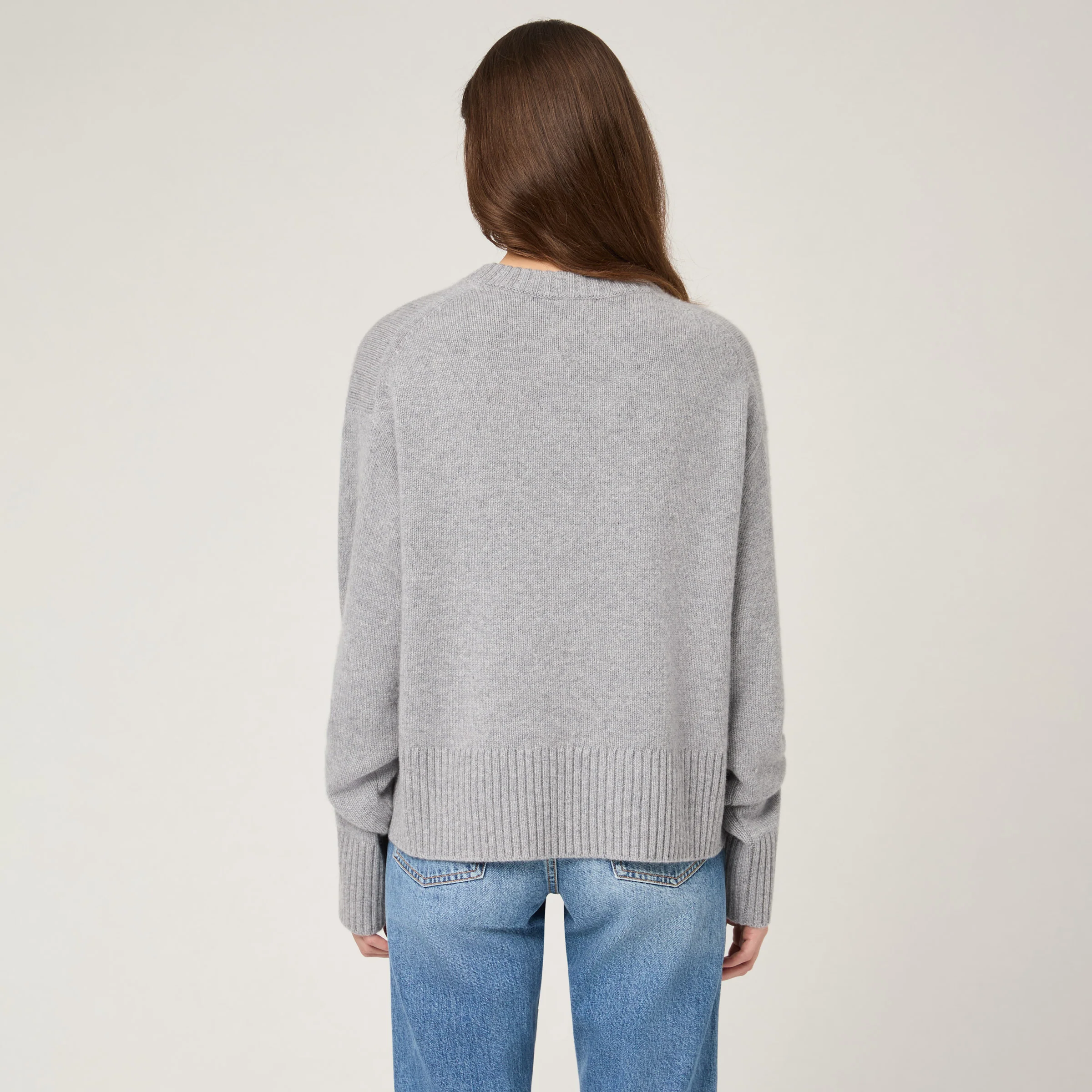 Women's Relaxed Cashmere Crewneck - Image 5