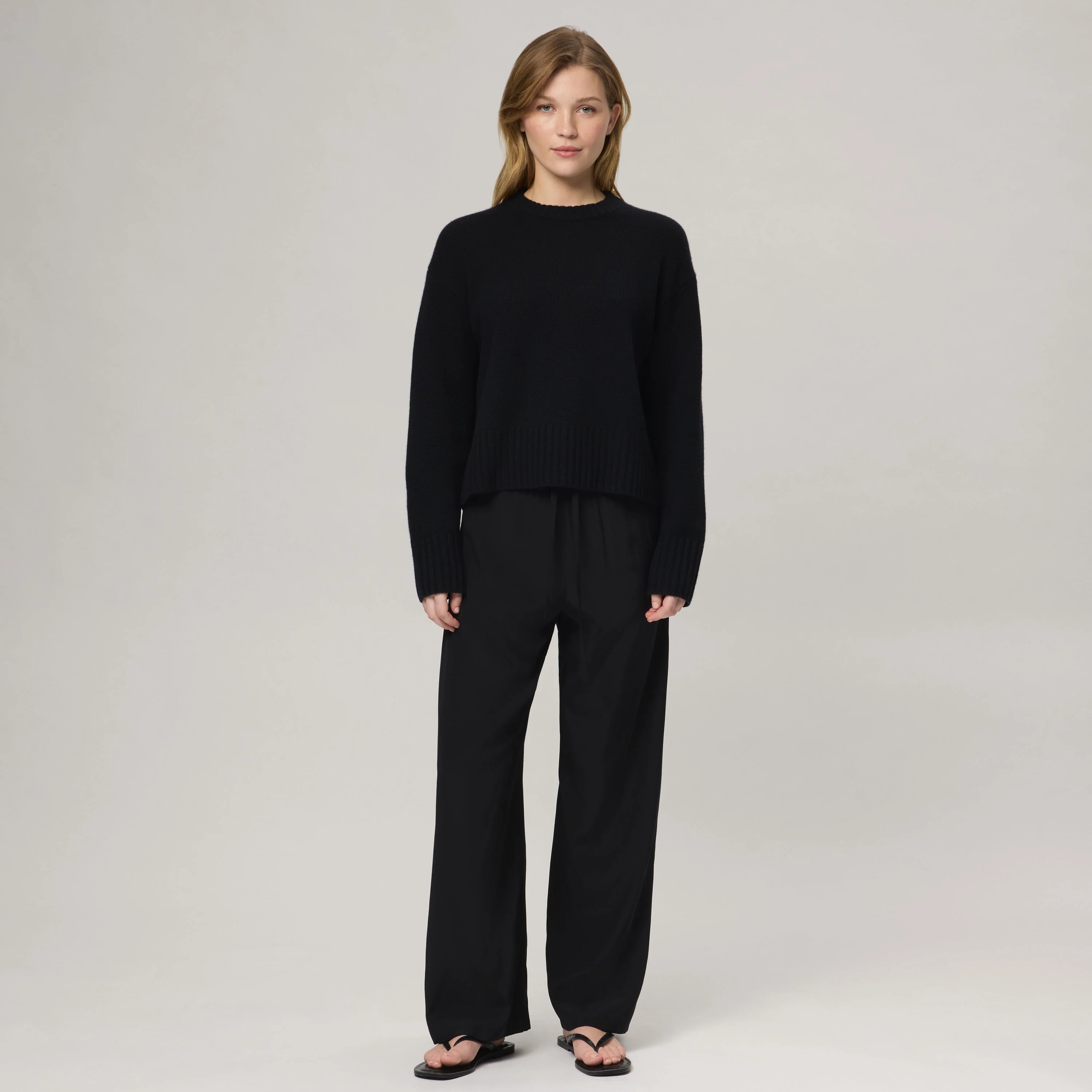 Women's Relaxed Cashmere Crewneck - Image 18