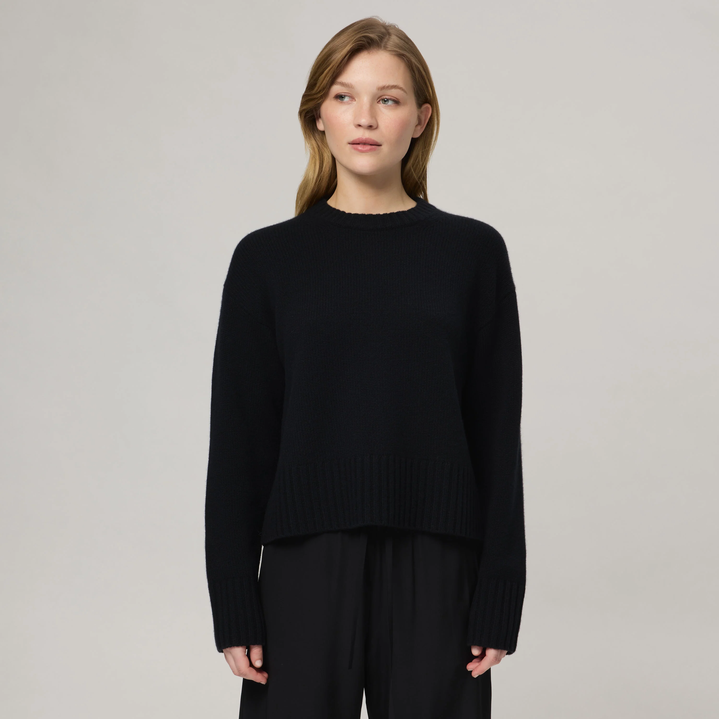 Women's Relaxed Cashmere Crewneck - Image 19