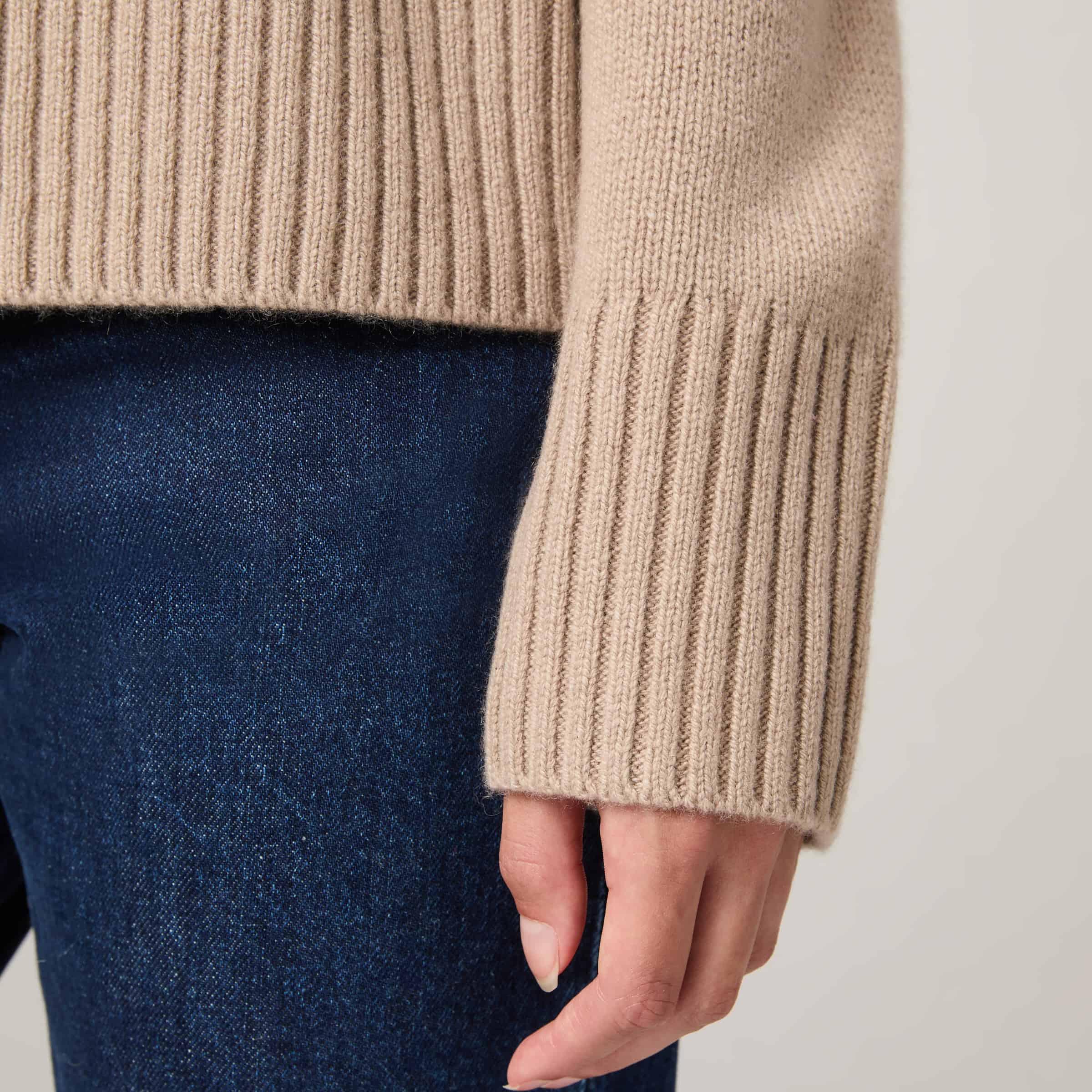 Women's Relaxed Cashmere Crewneck - Image 5