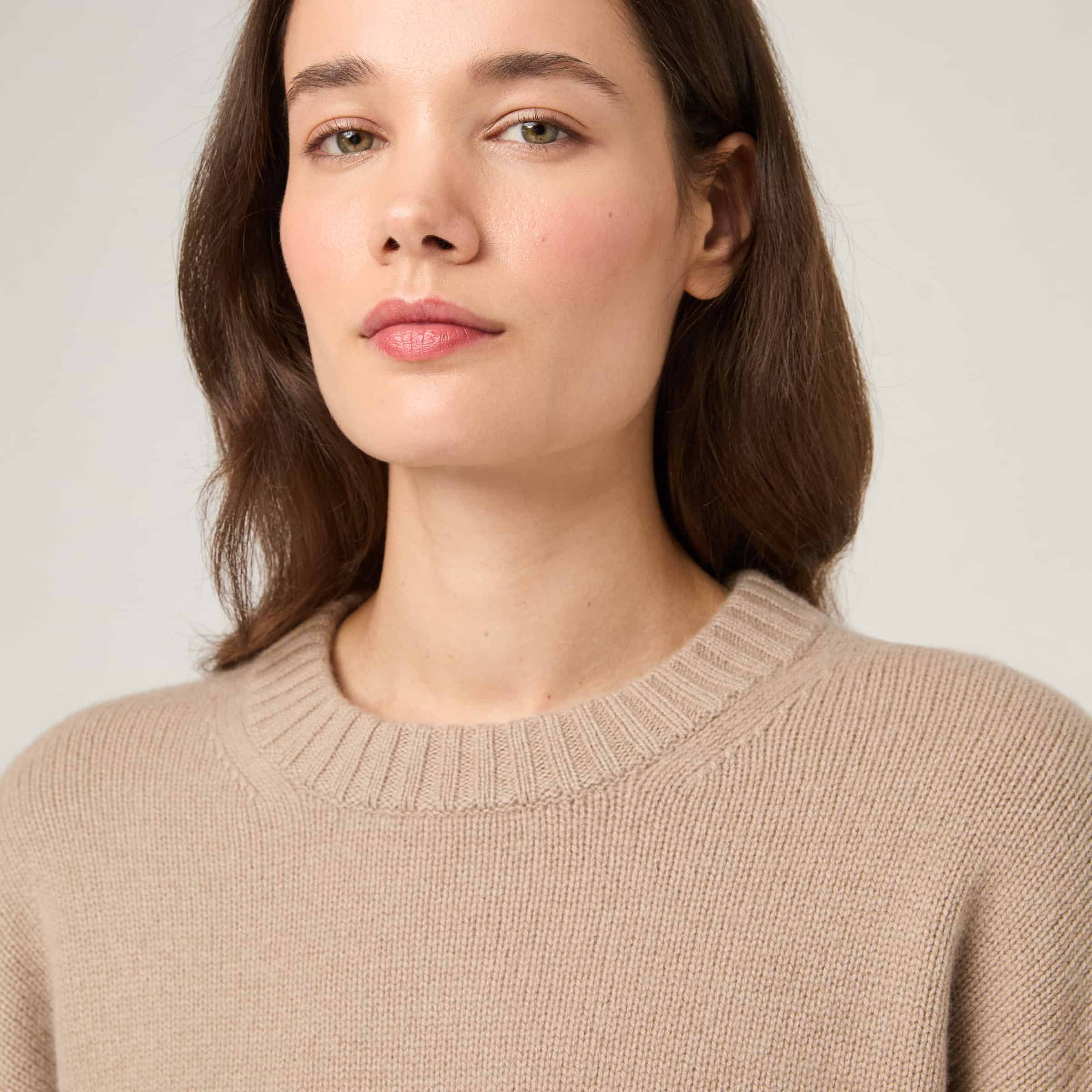 Women's Relaxed Cashmere Crewneck - Image 6