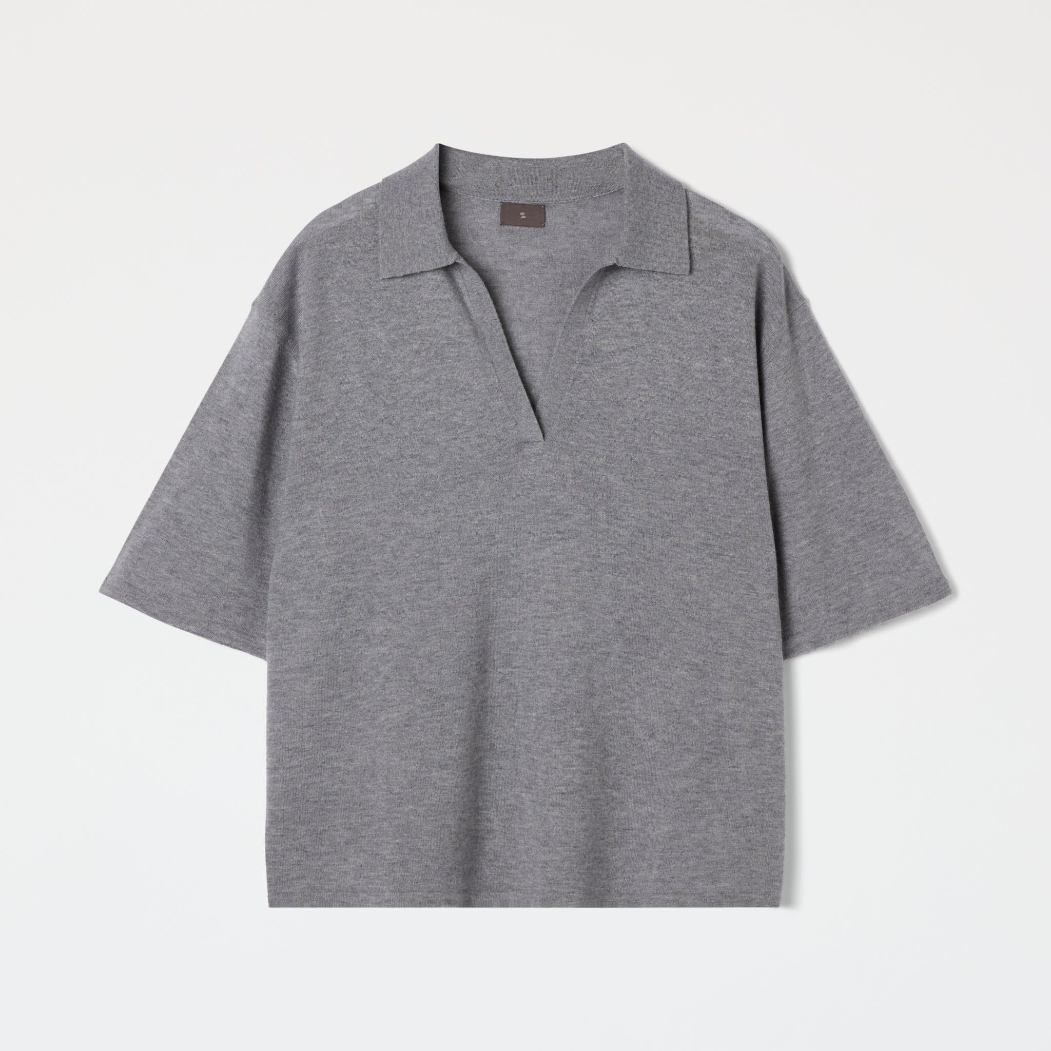Women's Relaxed Cashmere-Silk Split Neck - Image 11
