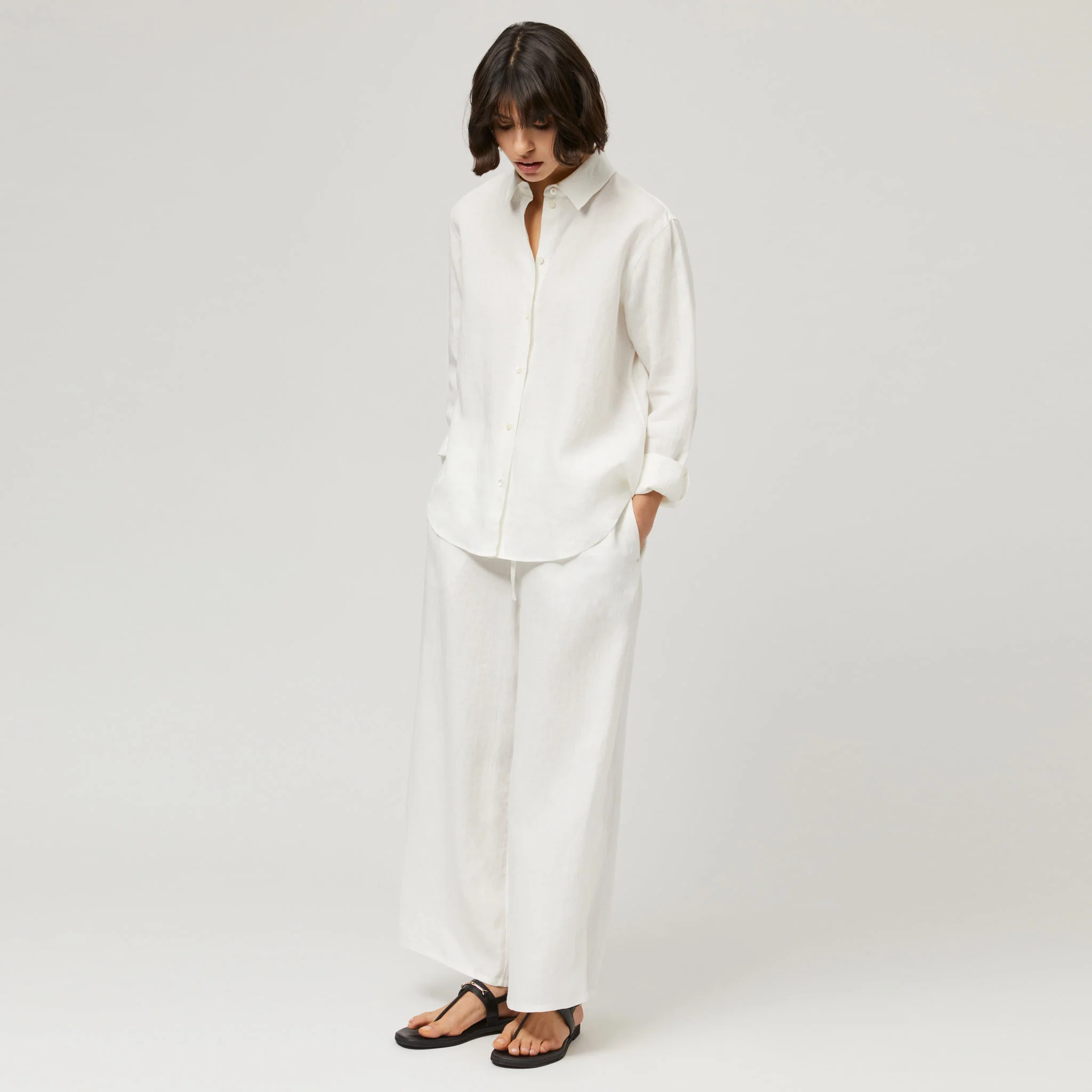 Women's Relaxed Linen Shirt - Image 3