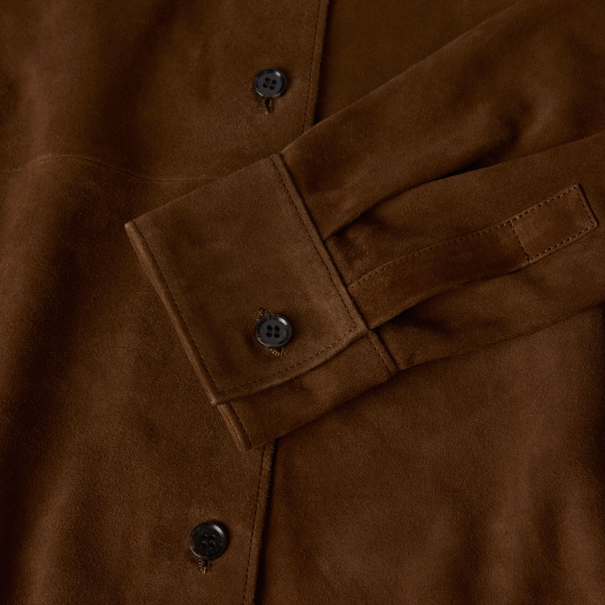 Women's Relaxed Suede Shirt - Image 7