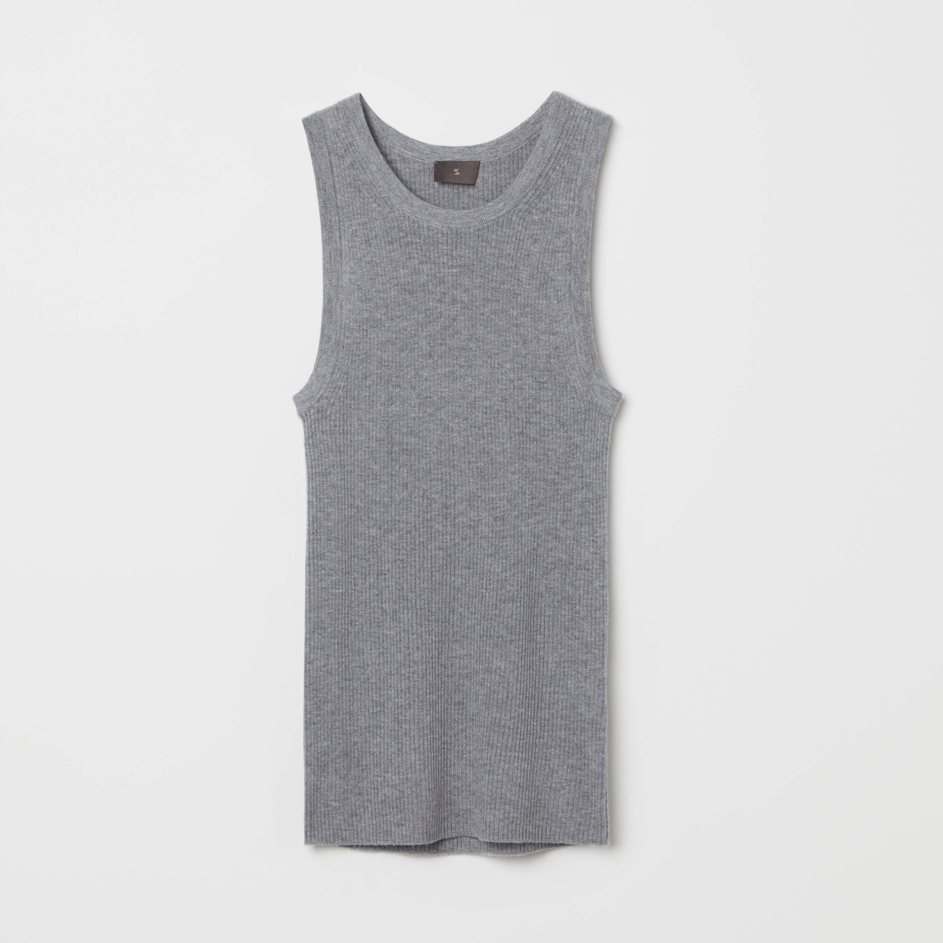 Women's Ribbed Cashmere-Silk Tank Top - Image 6
