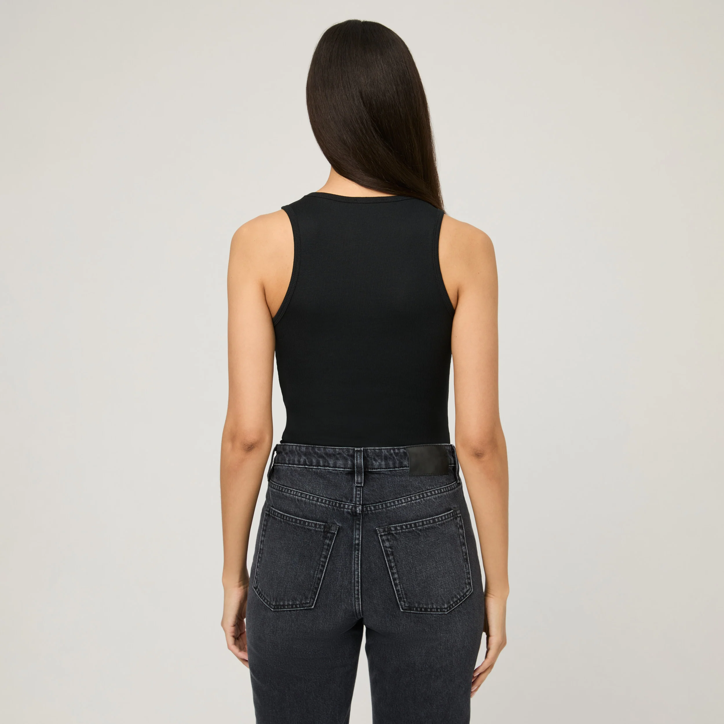 Women's Ribbed Cotton-Silk Tank Top - Image 12