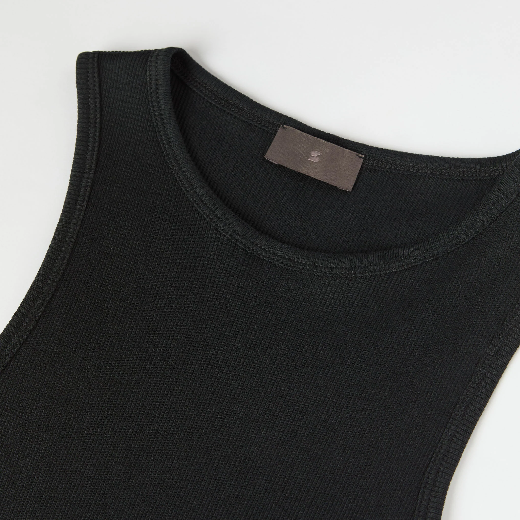 Women's Ribbed Cotton-Silk Tank Top - Image 14