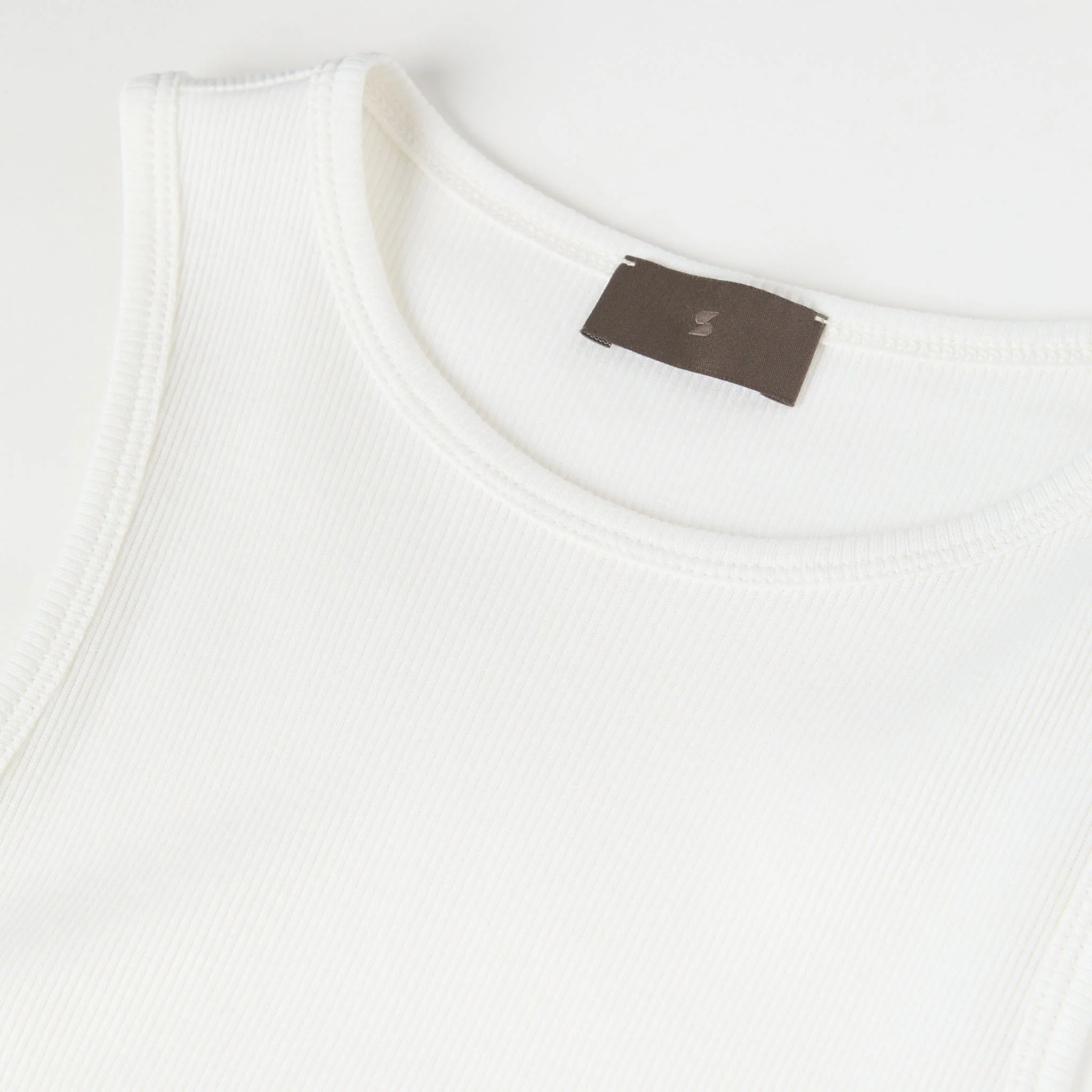 Women's Ribbed Cotton-Silk Tank Top - Image 21
