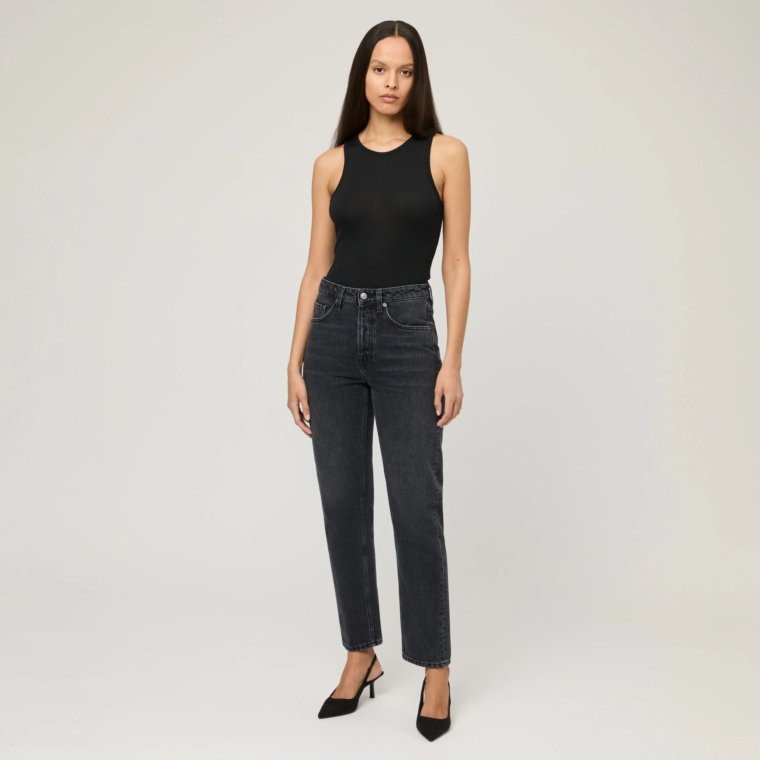 Women's Ribbed Cotton-Silk Tank Top - Image 9