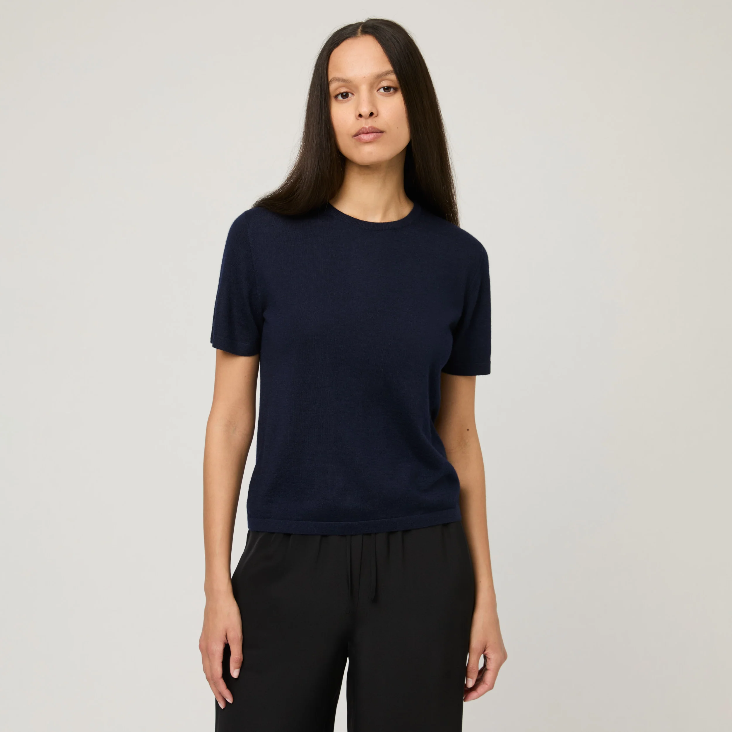Women's Lightweight Cashmere T-Shirt - Image 14