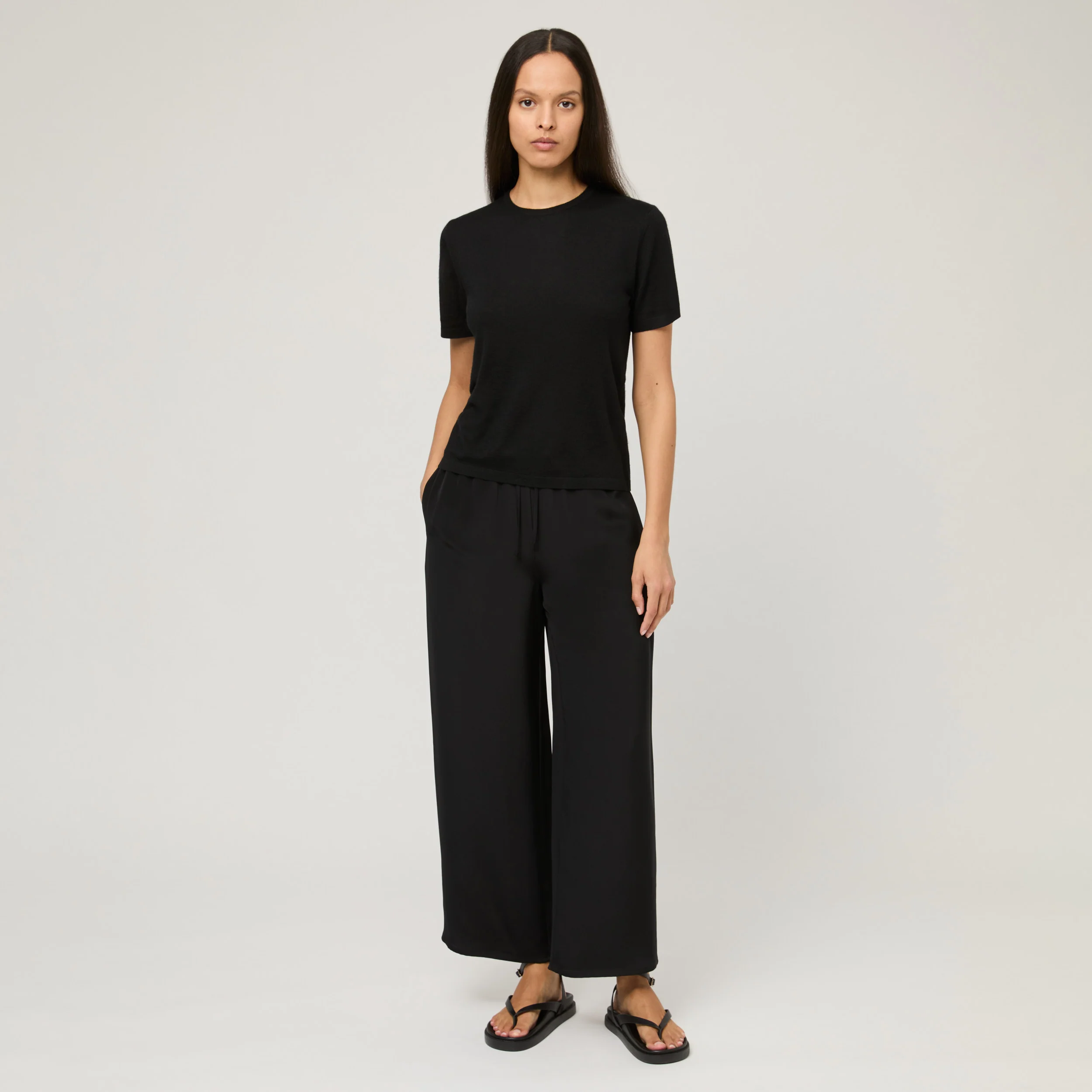 Women's Lightweight Cashmere T-Shirt - Image 19