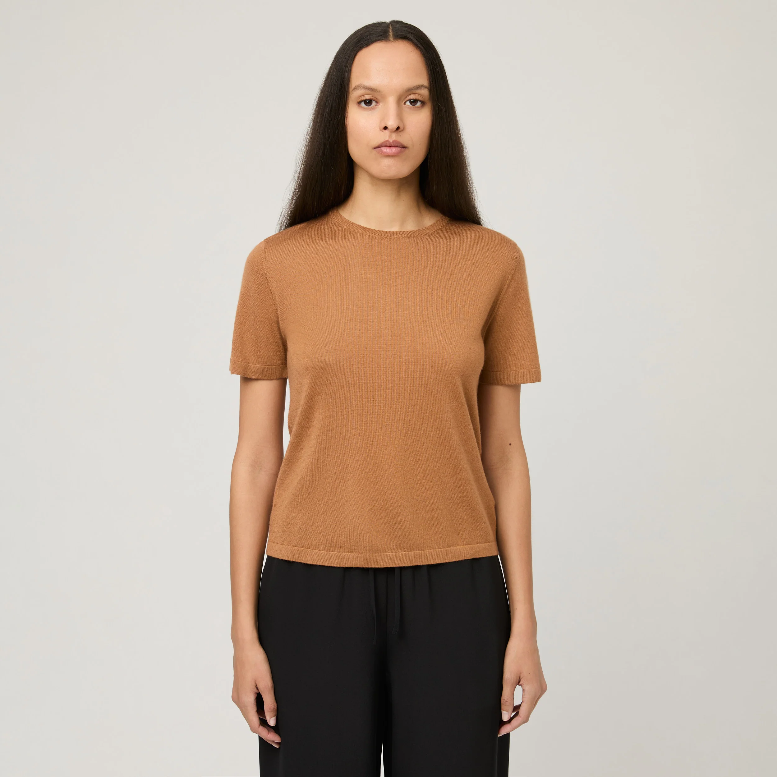 Women's Lightweight Cashmere T-Shirt - Image 3