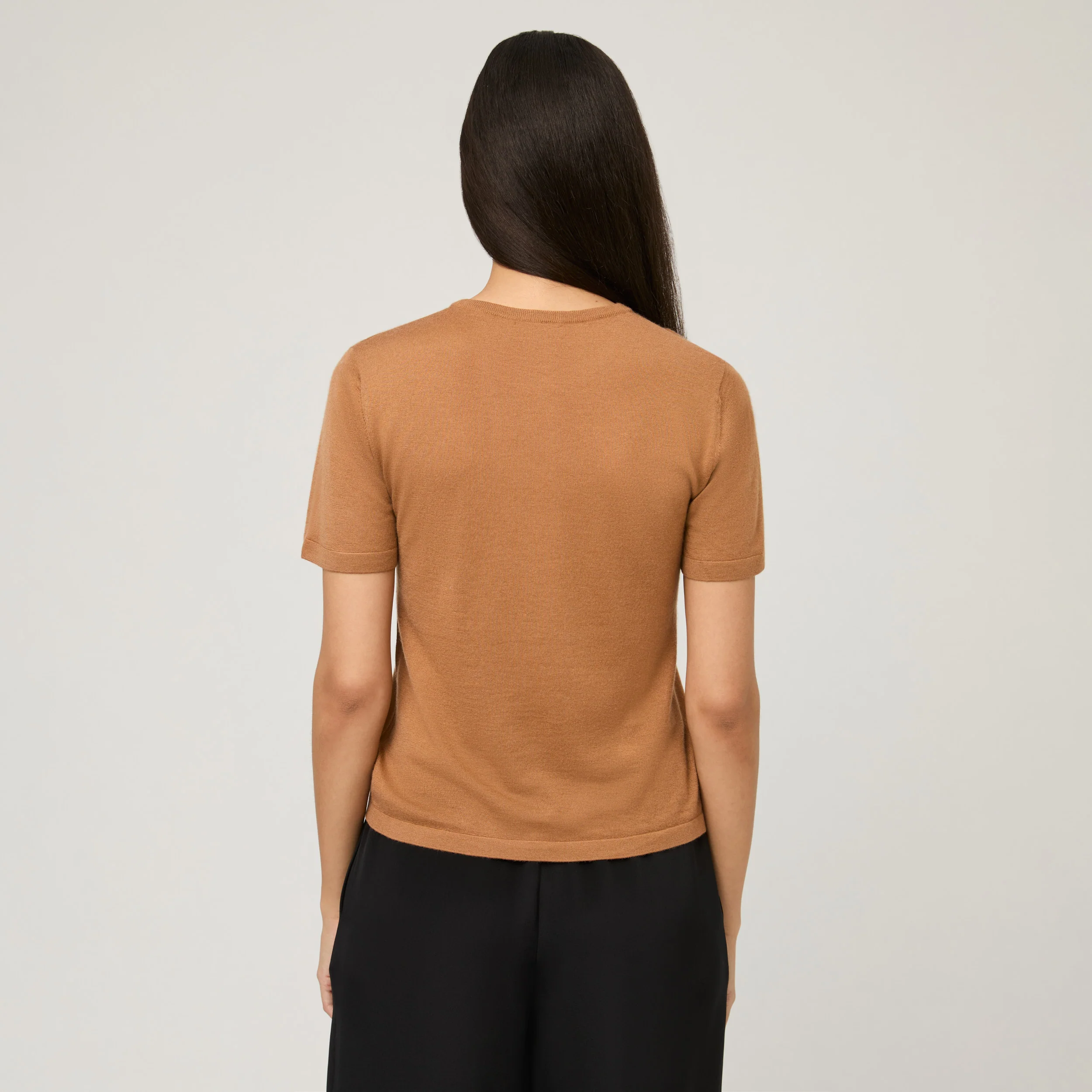 Women's Lightweight Cashmere T-Shirt - Image 5