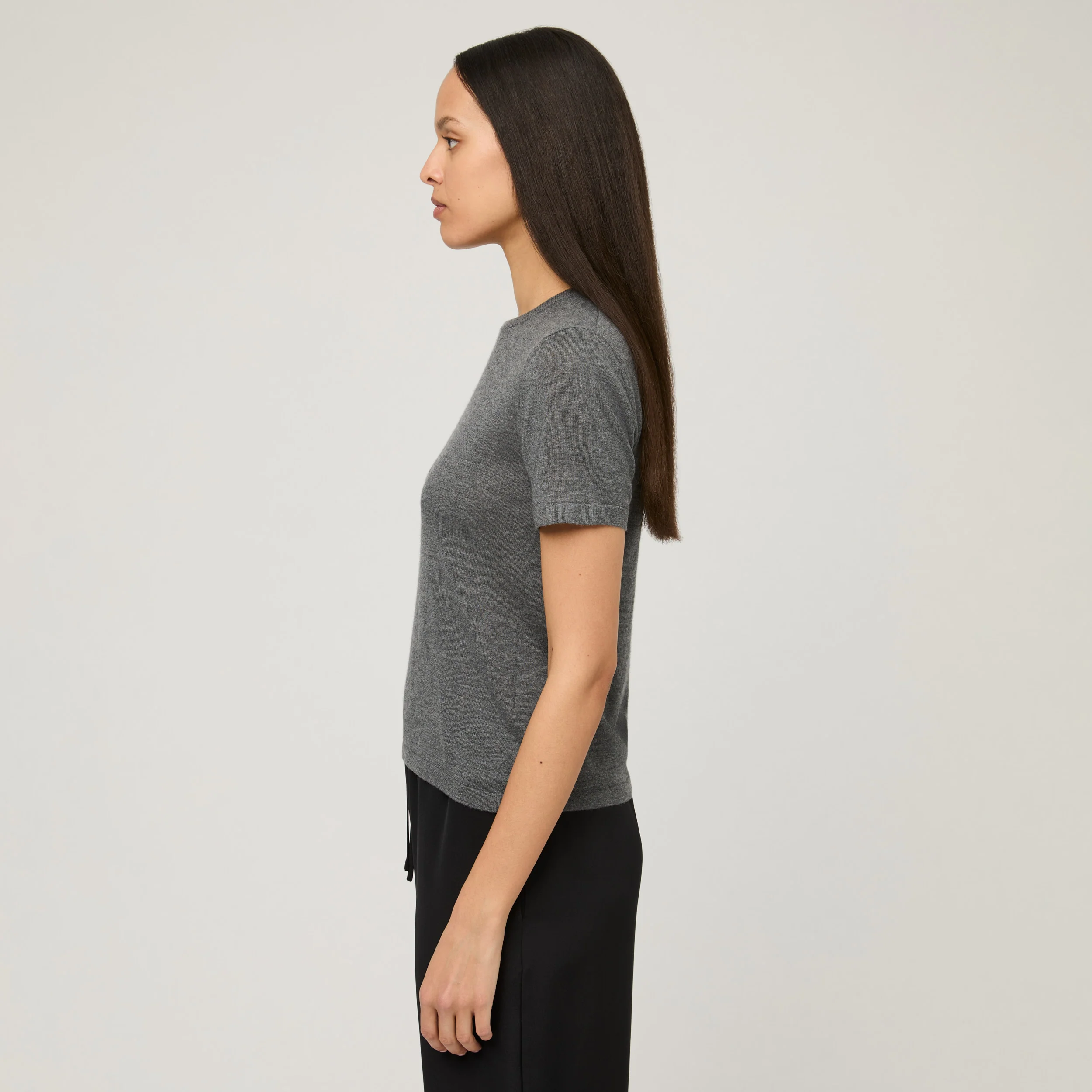 Women's Lightweight Cashmere T-Shirt - Image 9