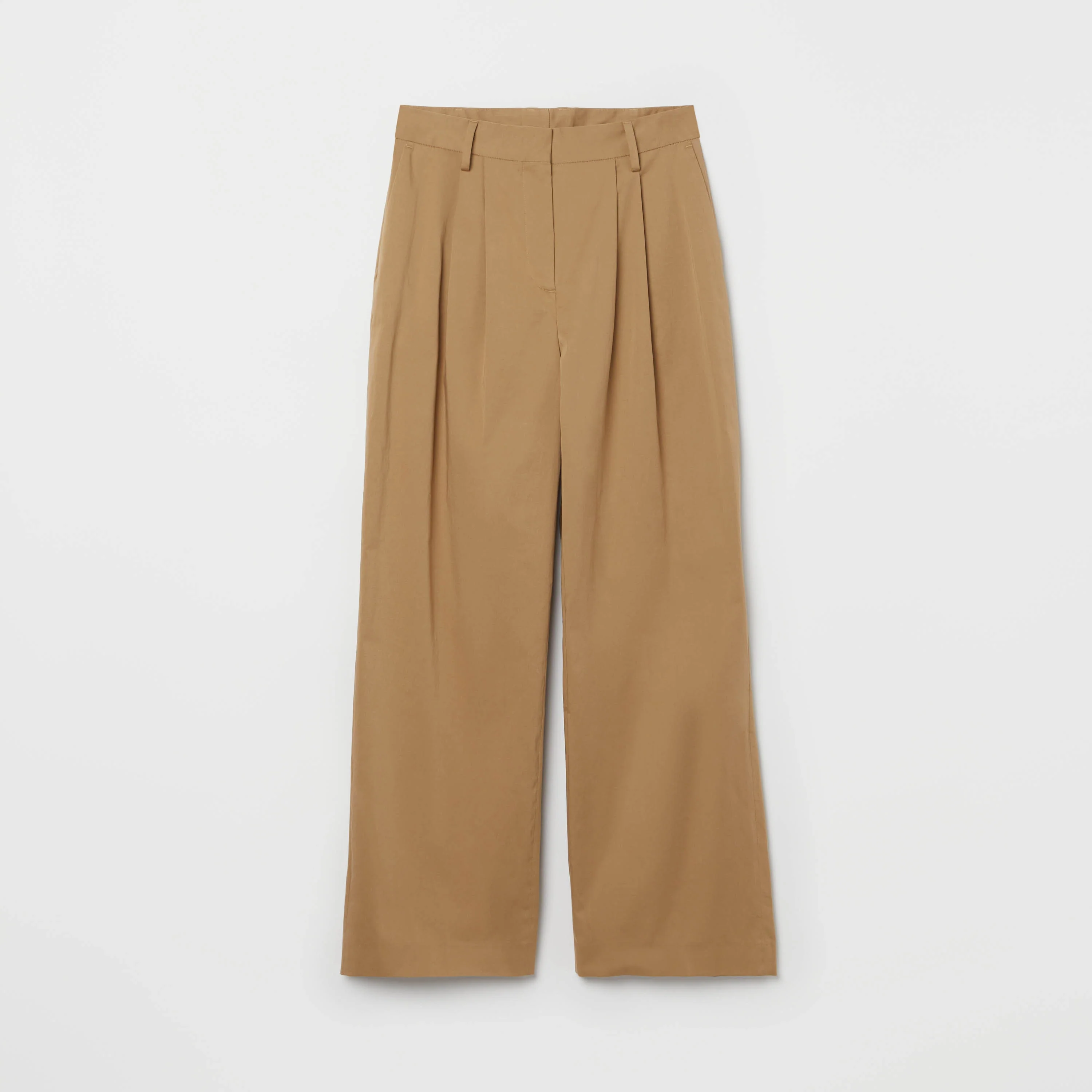 Women's Silk Cotton High Waisted Trousers - Image 9
