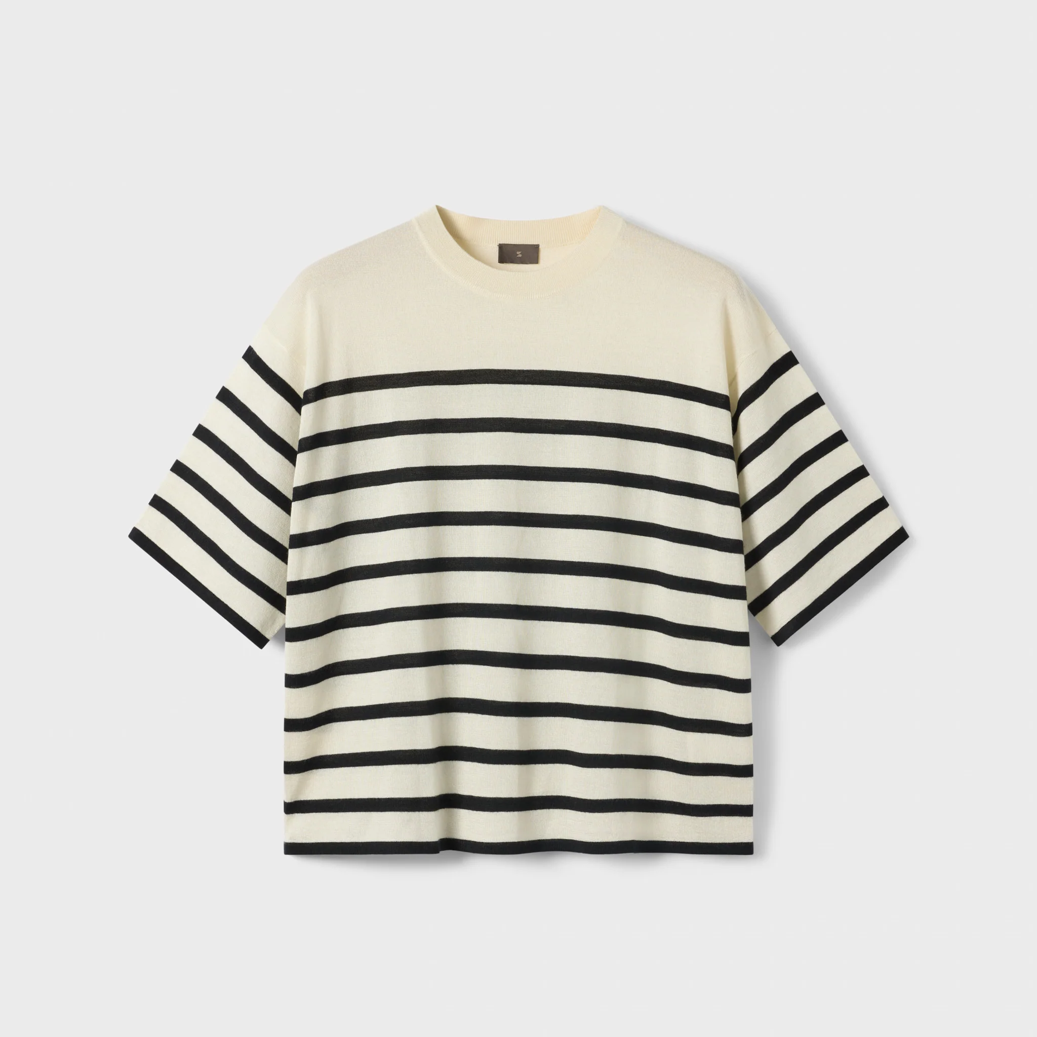 Women's Striped Silk-Cashmere T-shirt