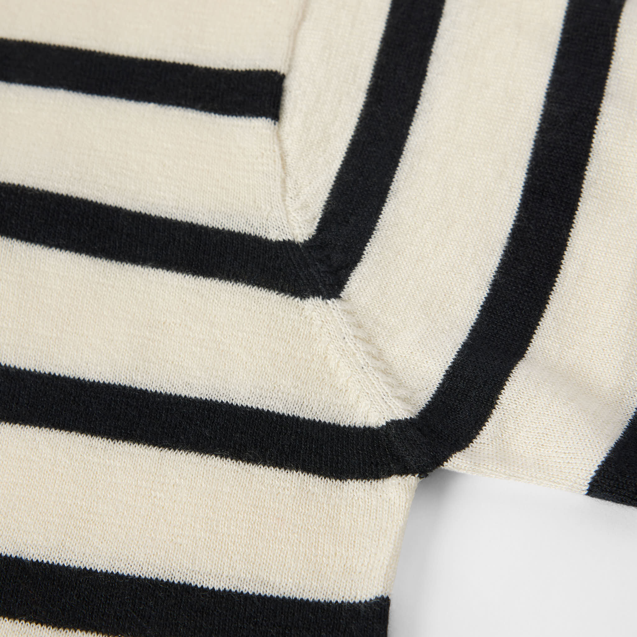 Women's Striped Silk-Cashmere T-shirt - Image 6