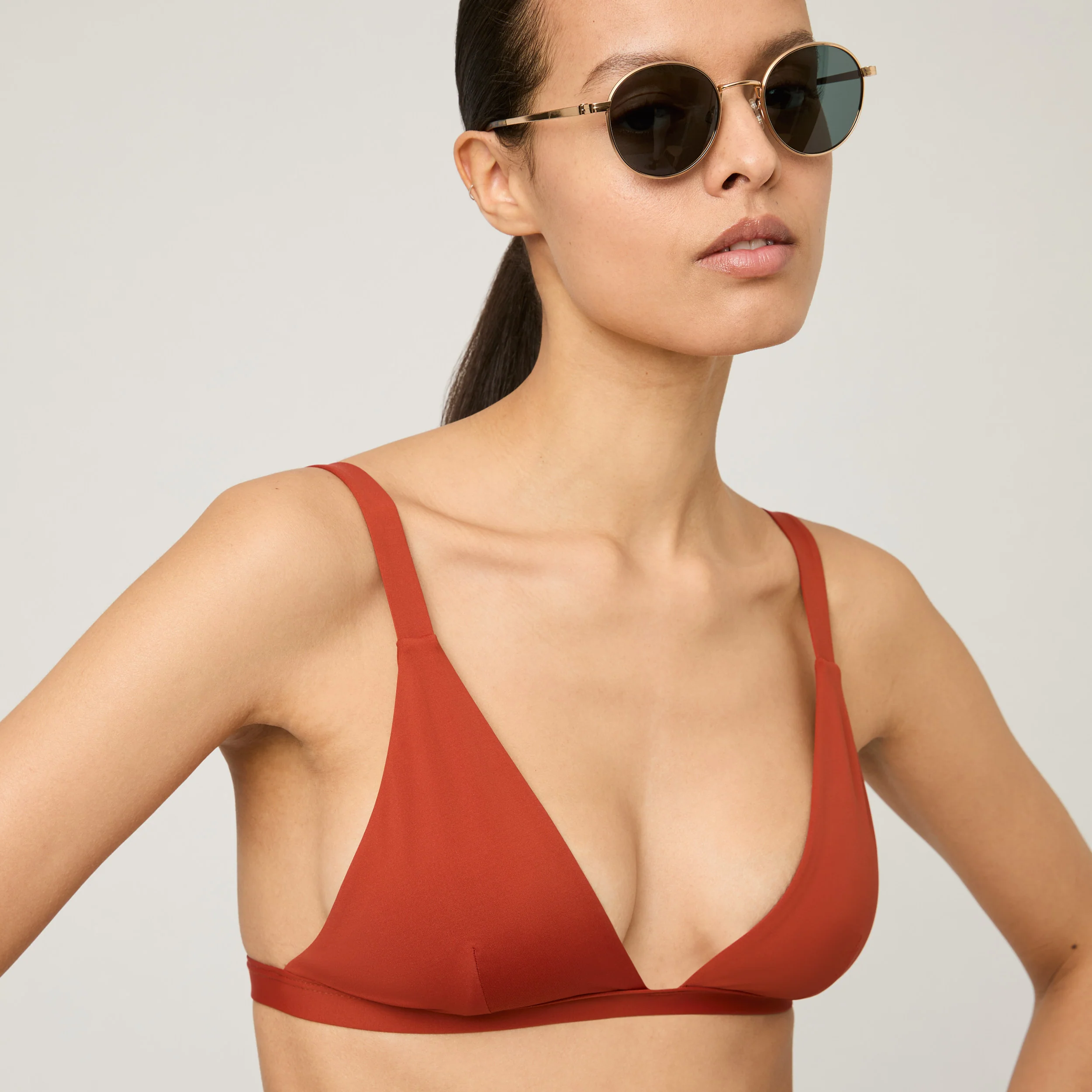 Women's Triangle Bikini Top - Image 3