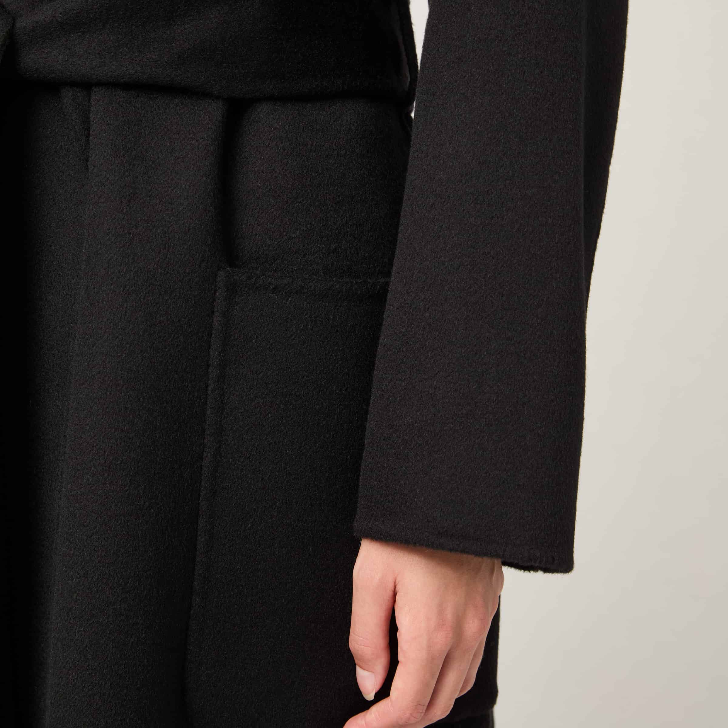 Women's Wool-Cashmere Doublé Robe Coat - Image 6