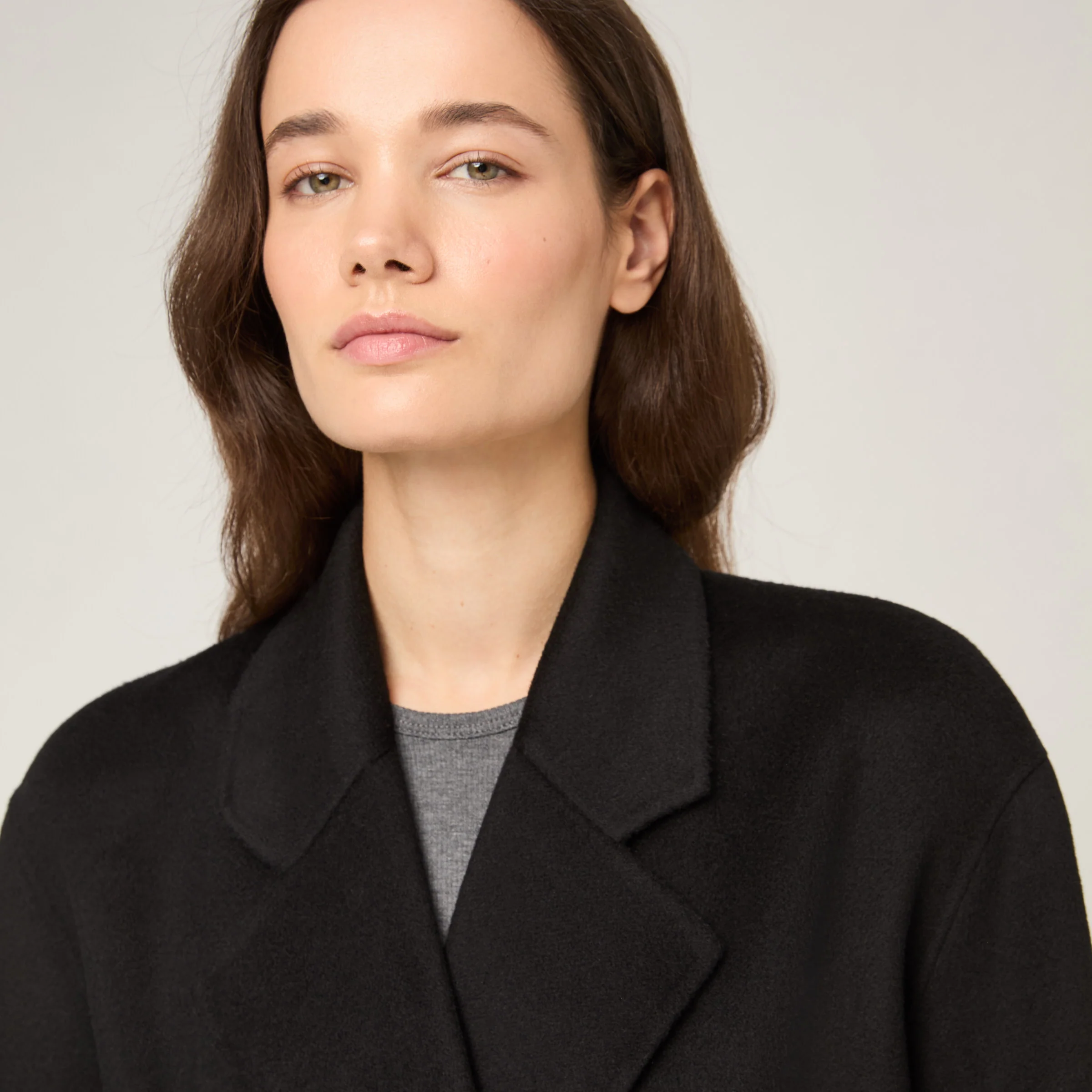 Women's Wool-Cashmere Doublé Robe Coat - Image 7