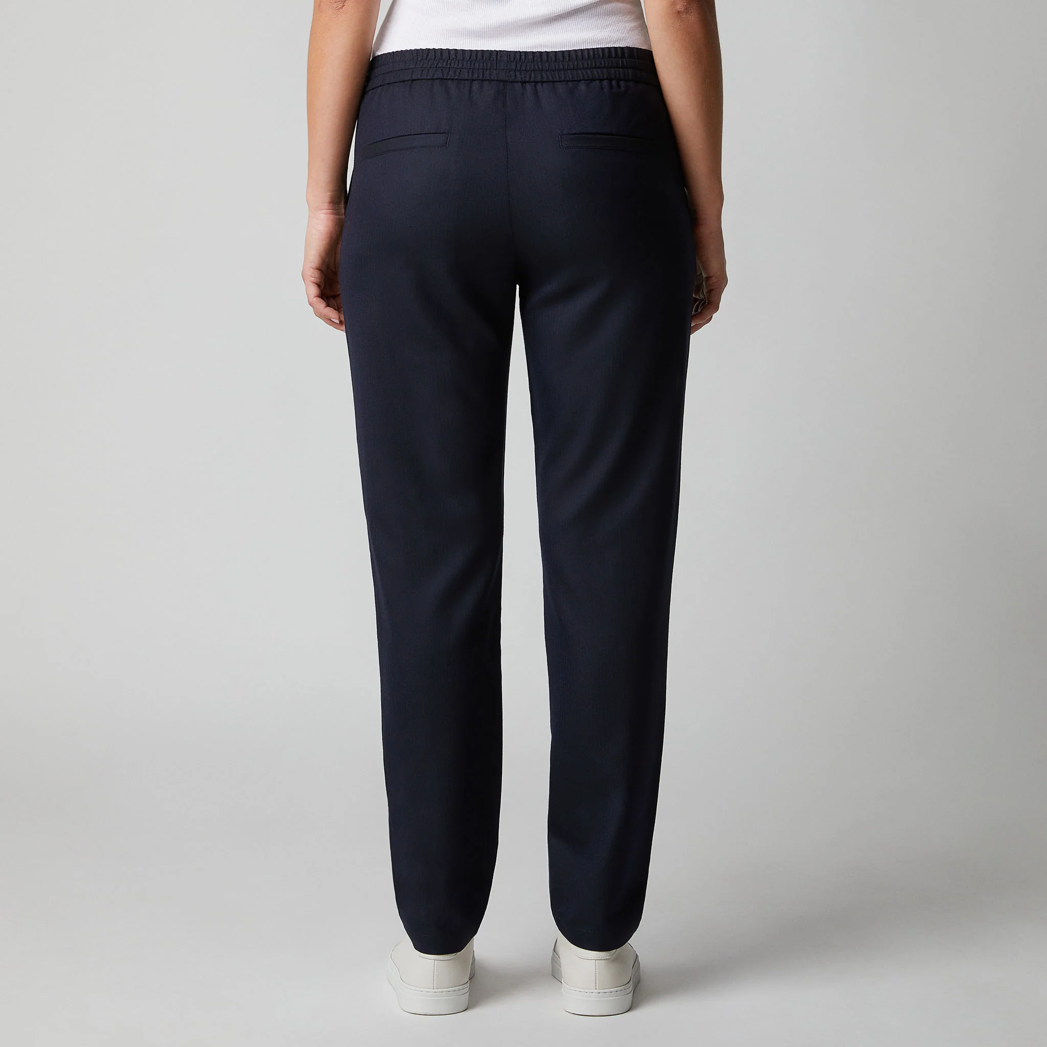 Women's Wool Drawstring Trousers - Image 3