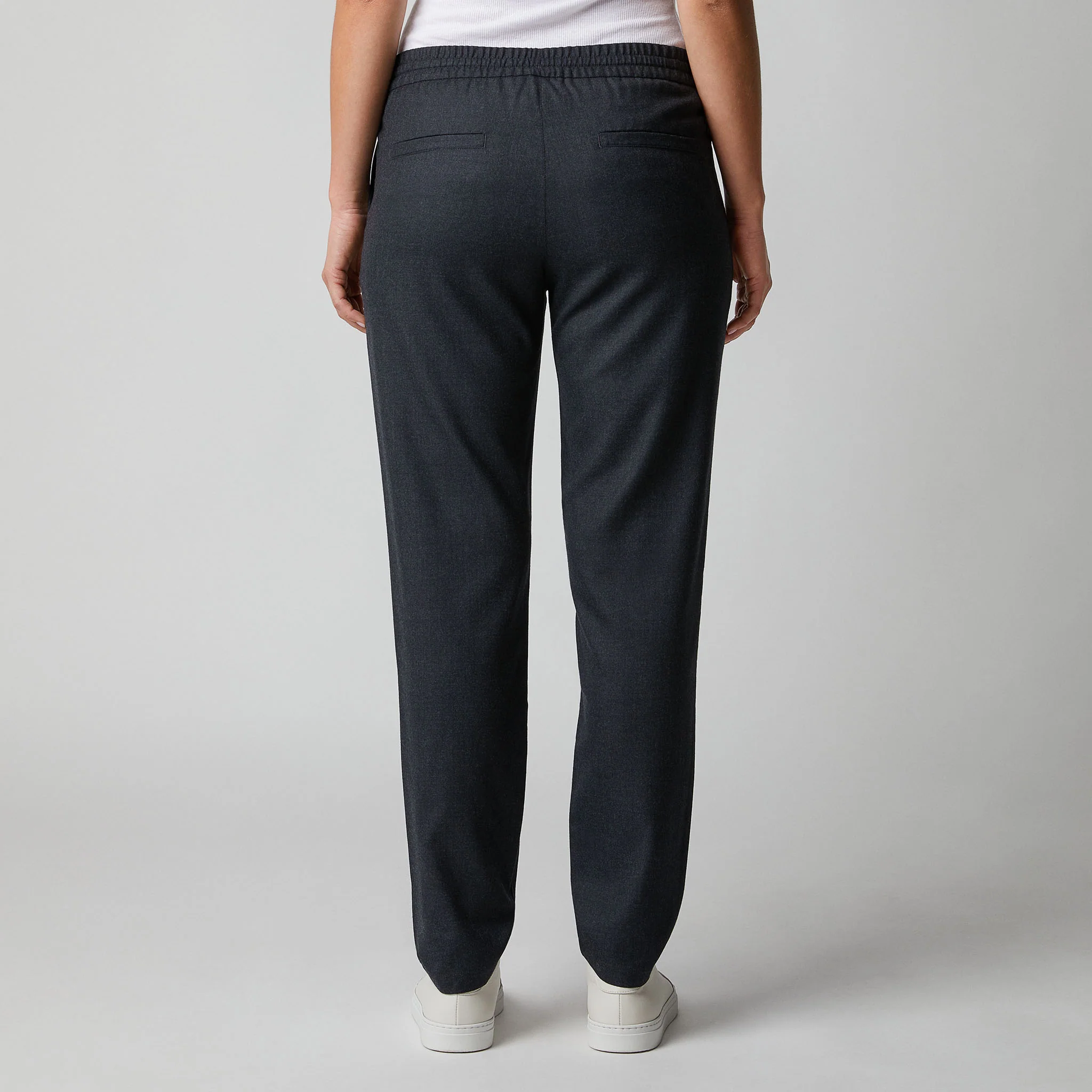Women's Wool Drawstring Trousers - Image 8